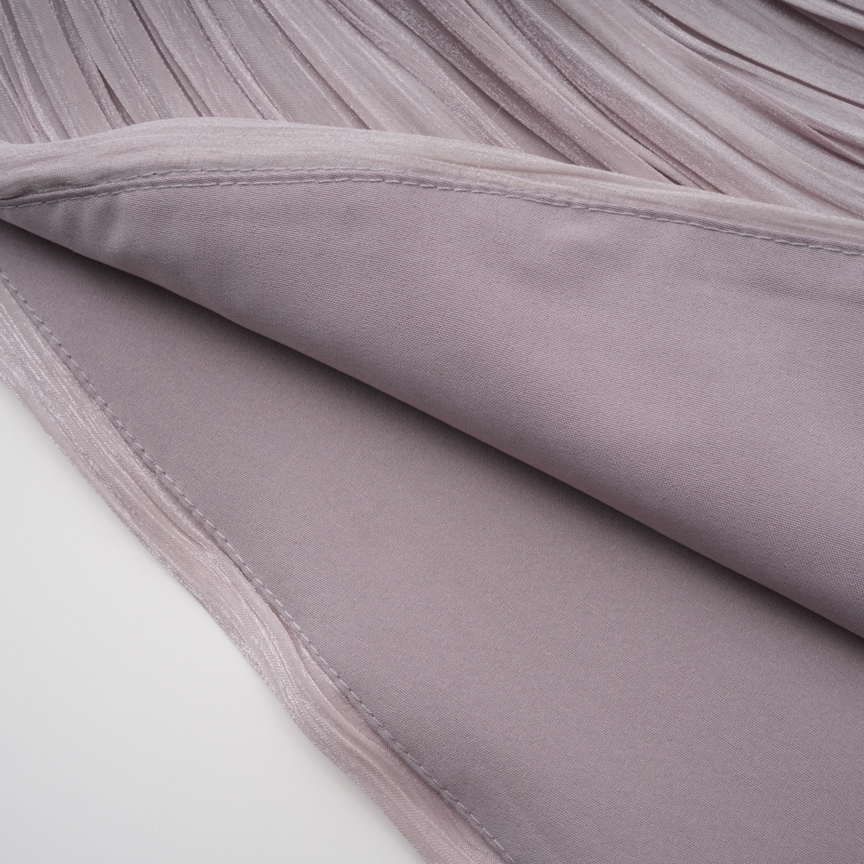 Nerida Silver Turtleneck Ruched Maxi Dress (Final Sale-US Only)