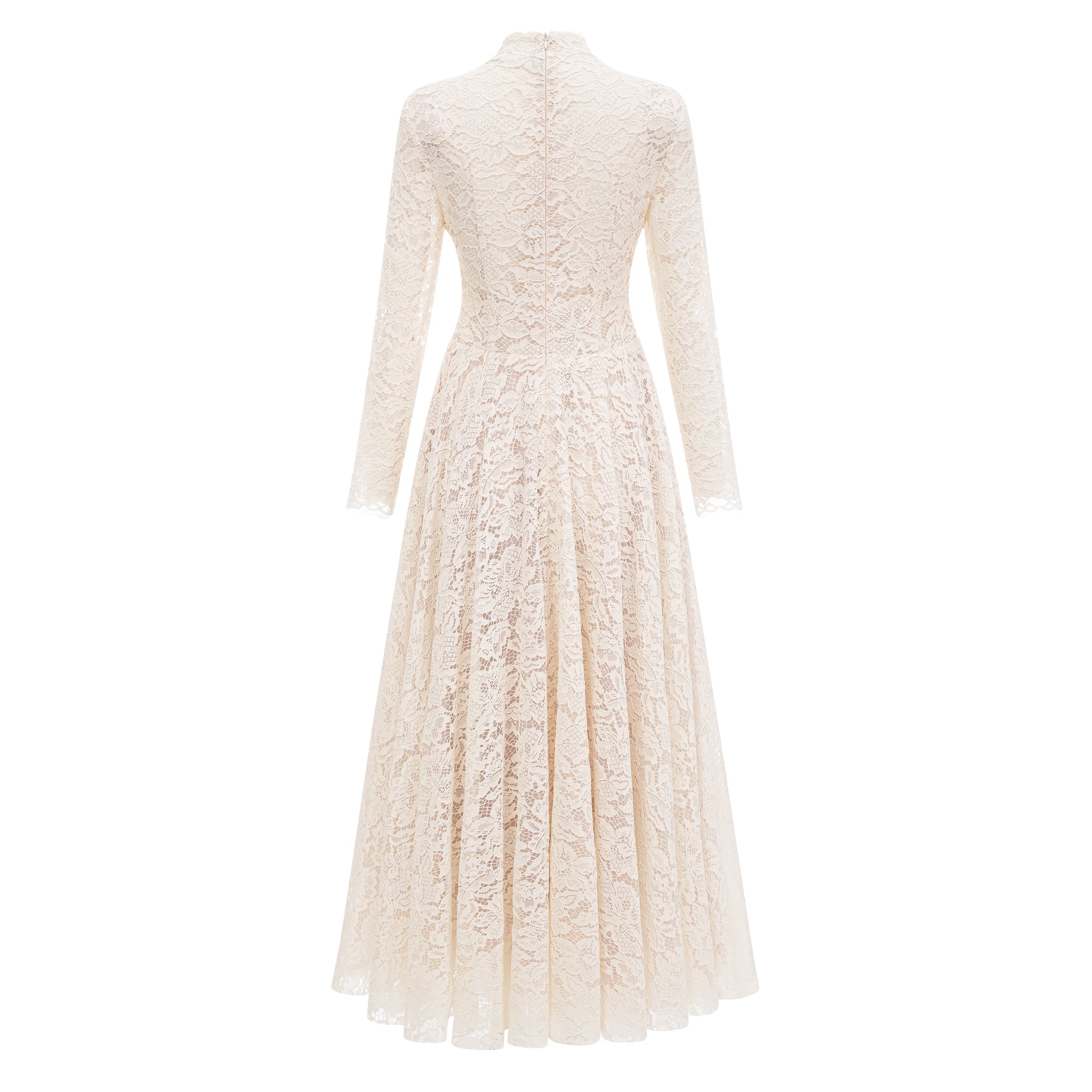Oliana Ivory Lace Maxi Gown (Final Sale-US Only)