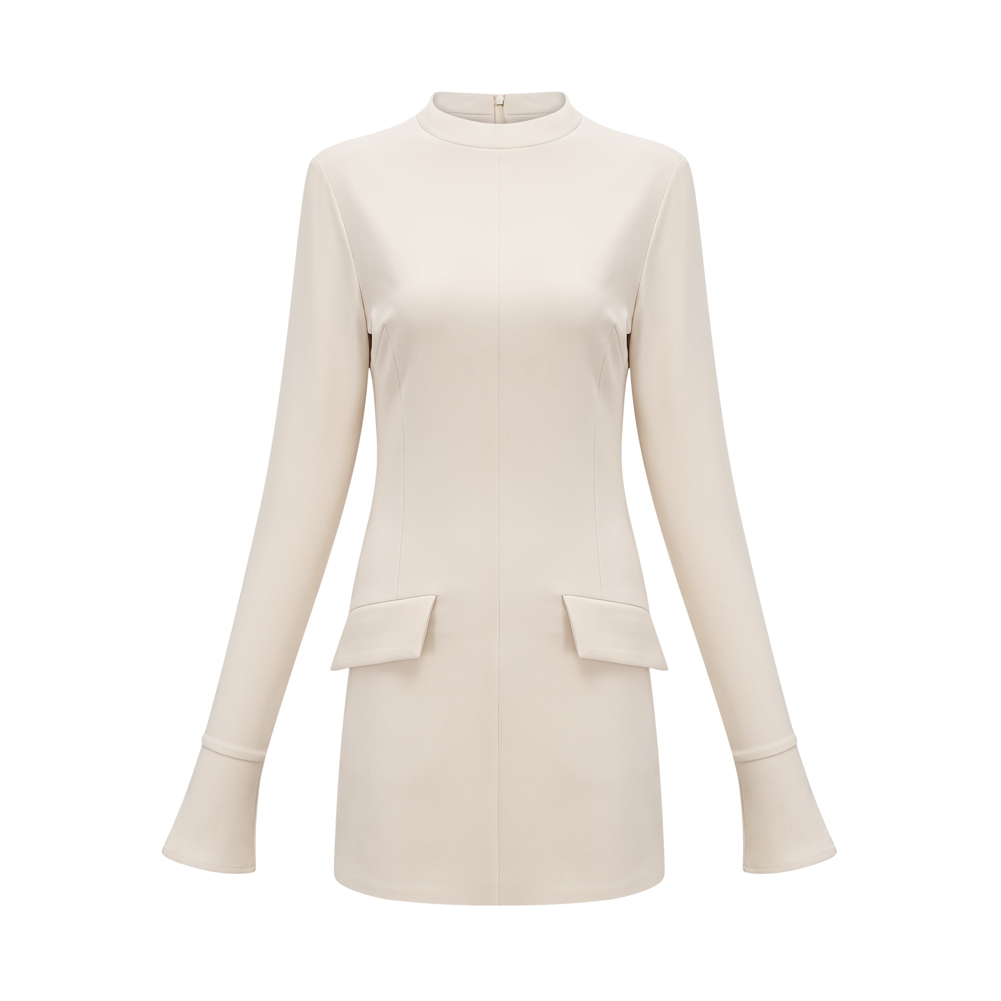 Chloé cream-white fitted mini dress (Final Sale)