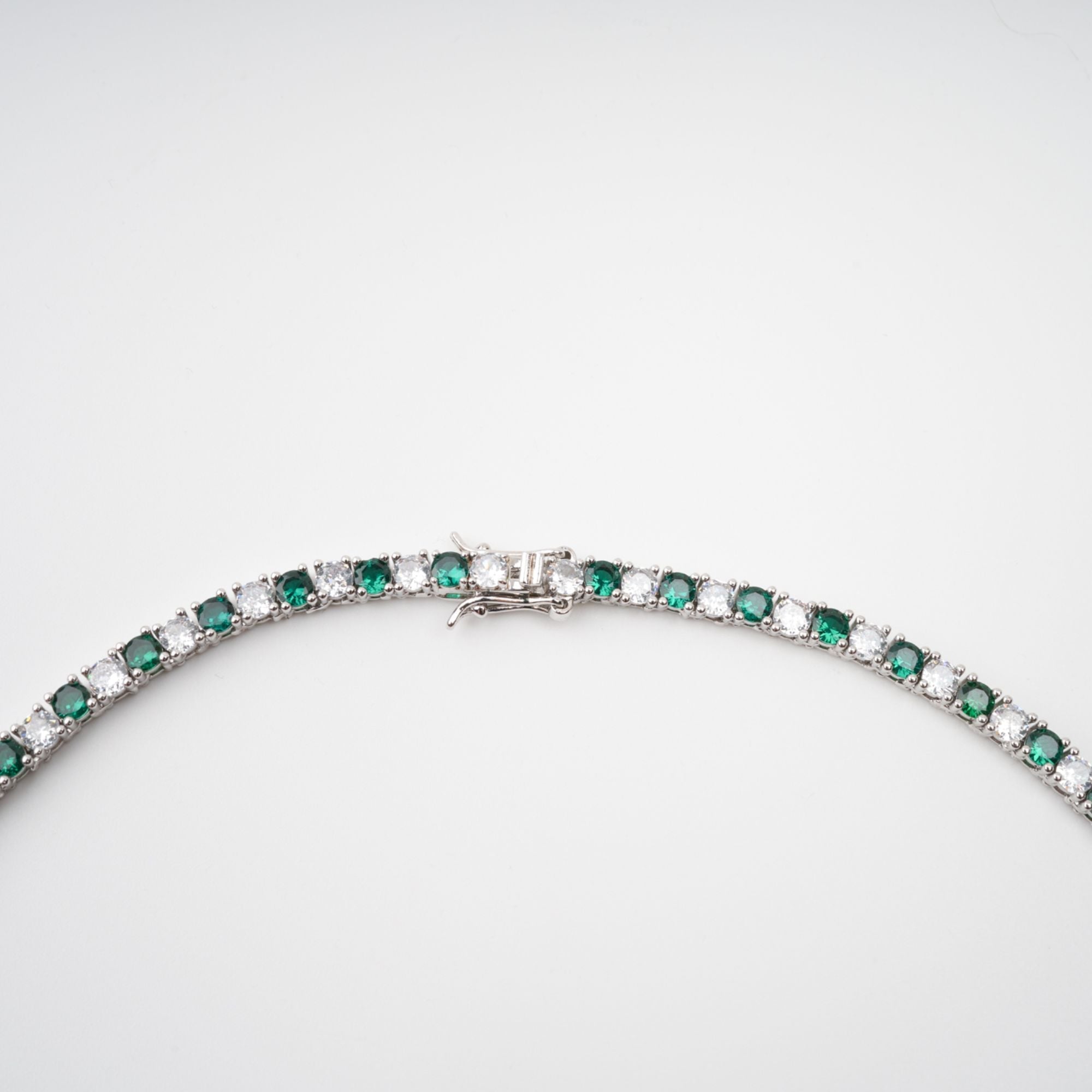 Héloïse Green Crystal Embellished Necklace