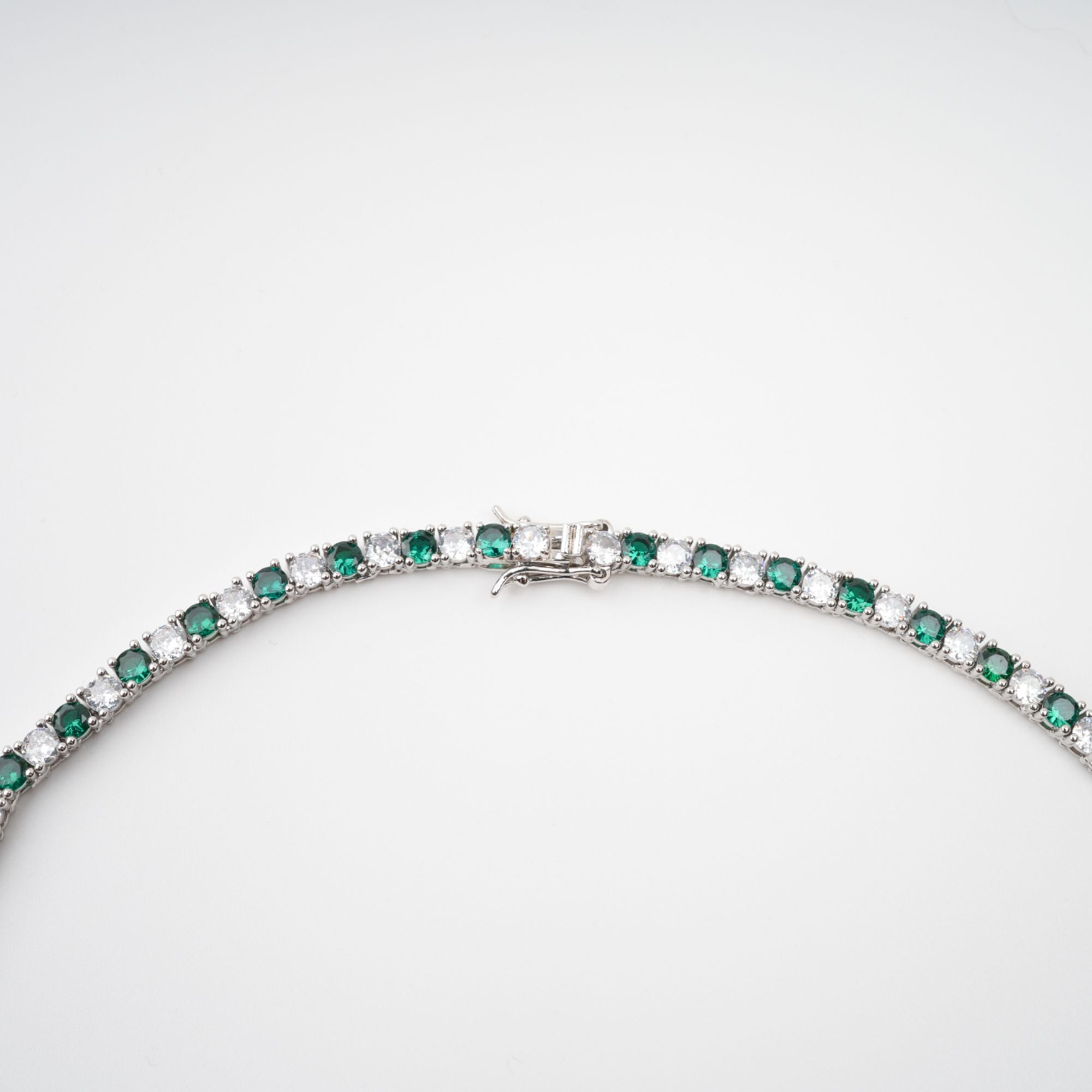 Héloïse Green Crystal Embellished Necklace