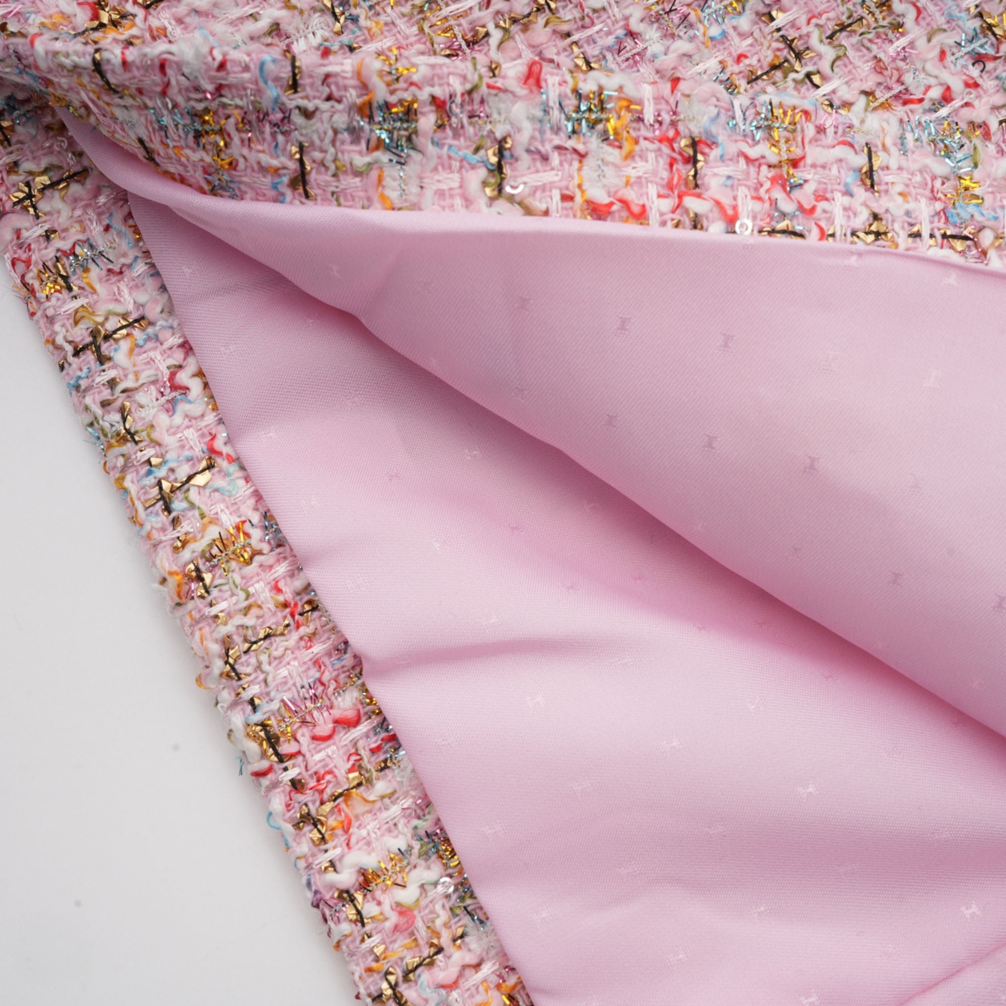 Aoife pink embellished tweed mini dress (US Only)