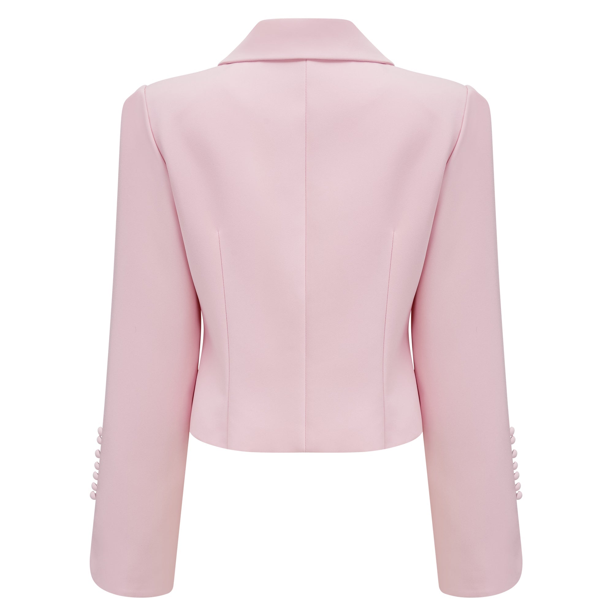 Eira Pink Peter Pan Collar Jacket & Skirt Set (Final Sale-US Only)
