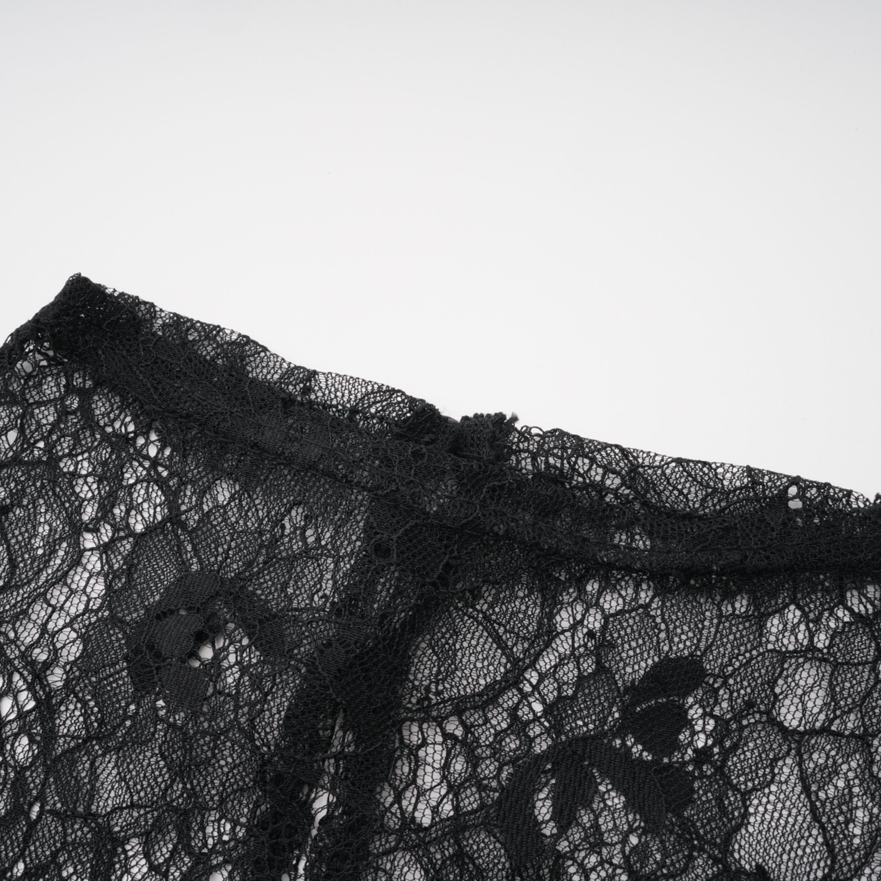 Alvaro Black Lace Shawl & Dress Set