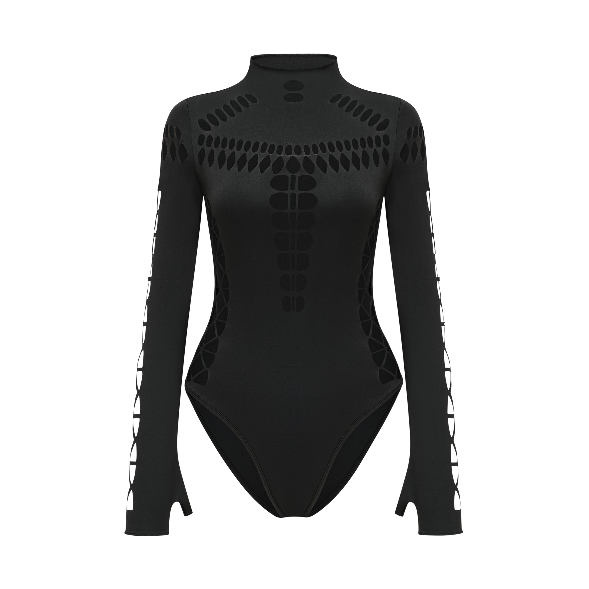 Capriana Long-Sleeve Cutout Bodysuit (Final Sale)