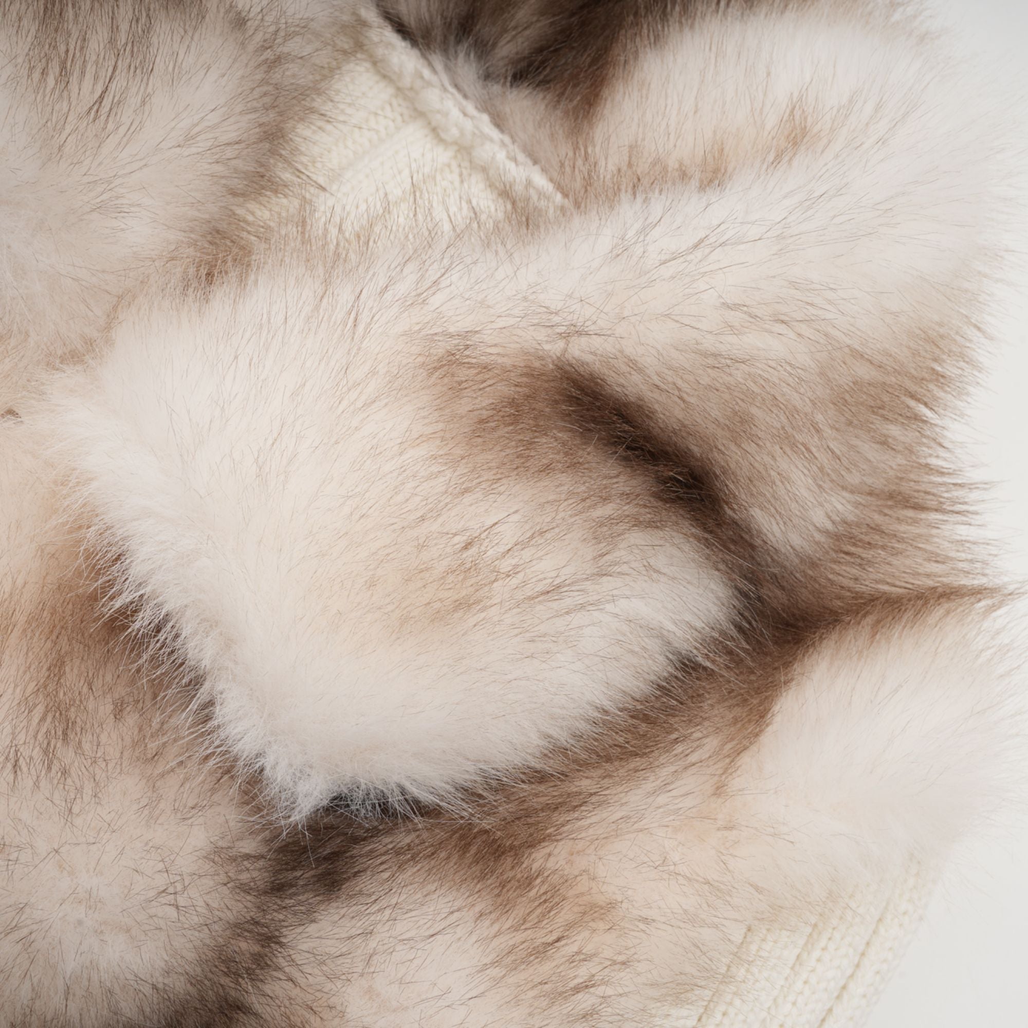 Laetiecia faux-fur ribbed-knit jacket (Final Sale)