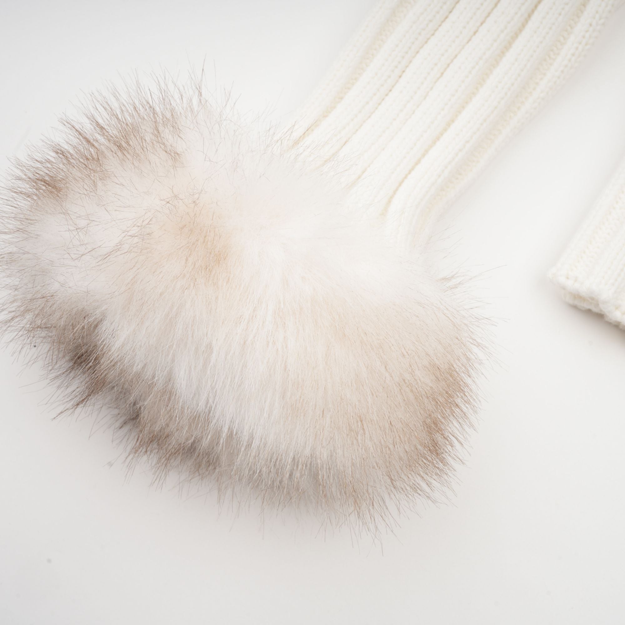 Laetiecia faux-fur ribbed-knit jacket (Final Sale)