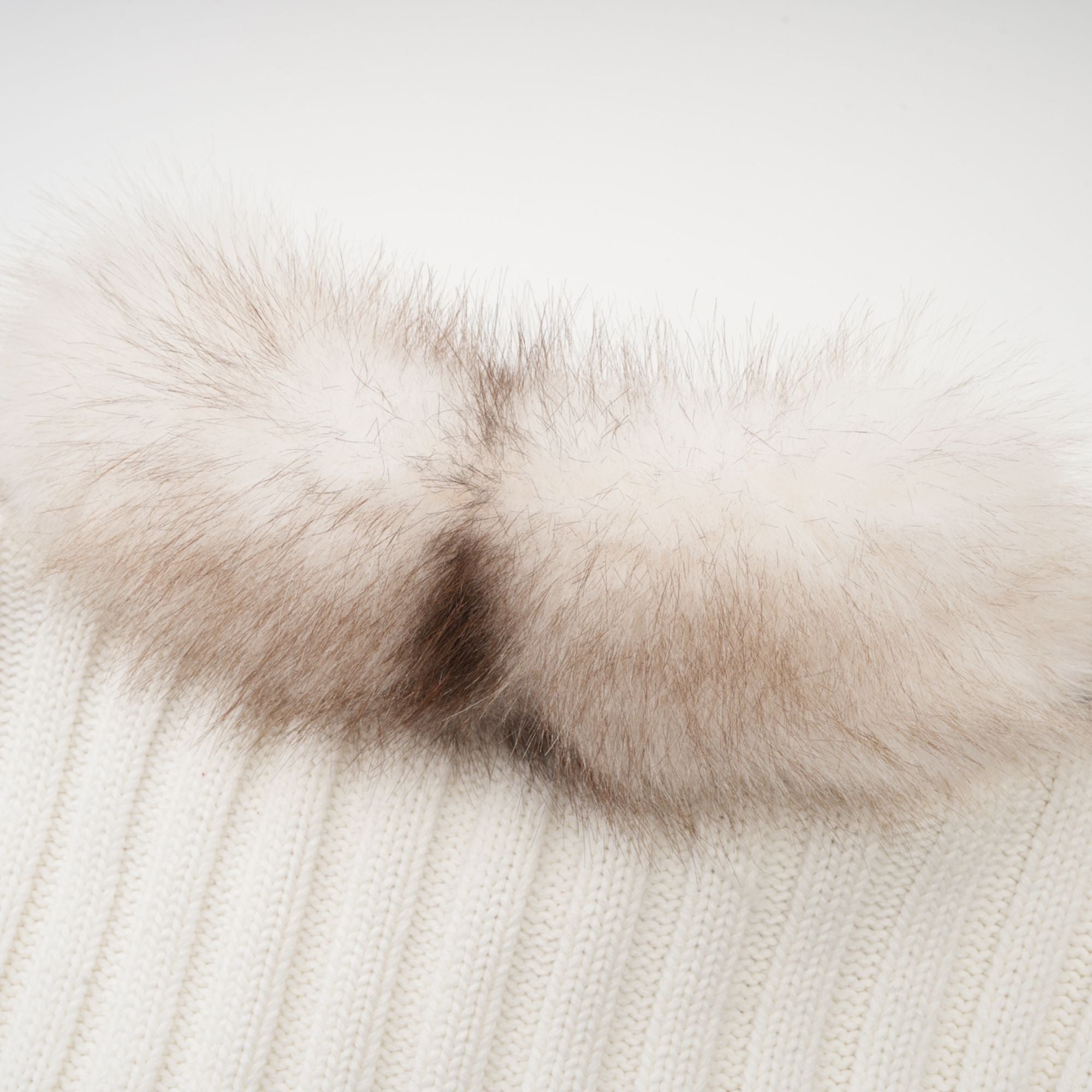 Laetiecia faux-fur ribbed-knit jacket (Final Sale)