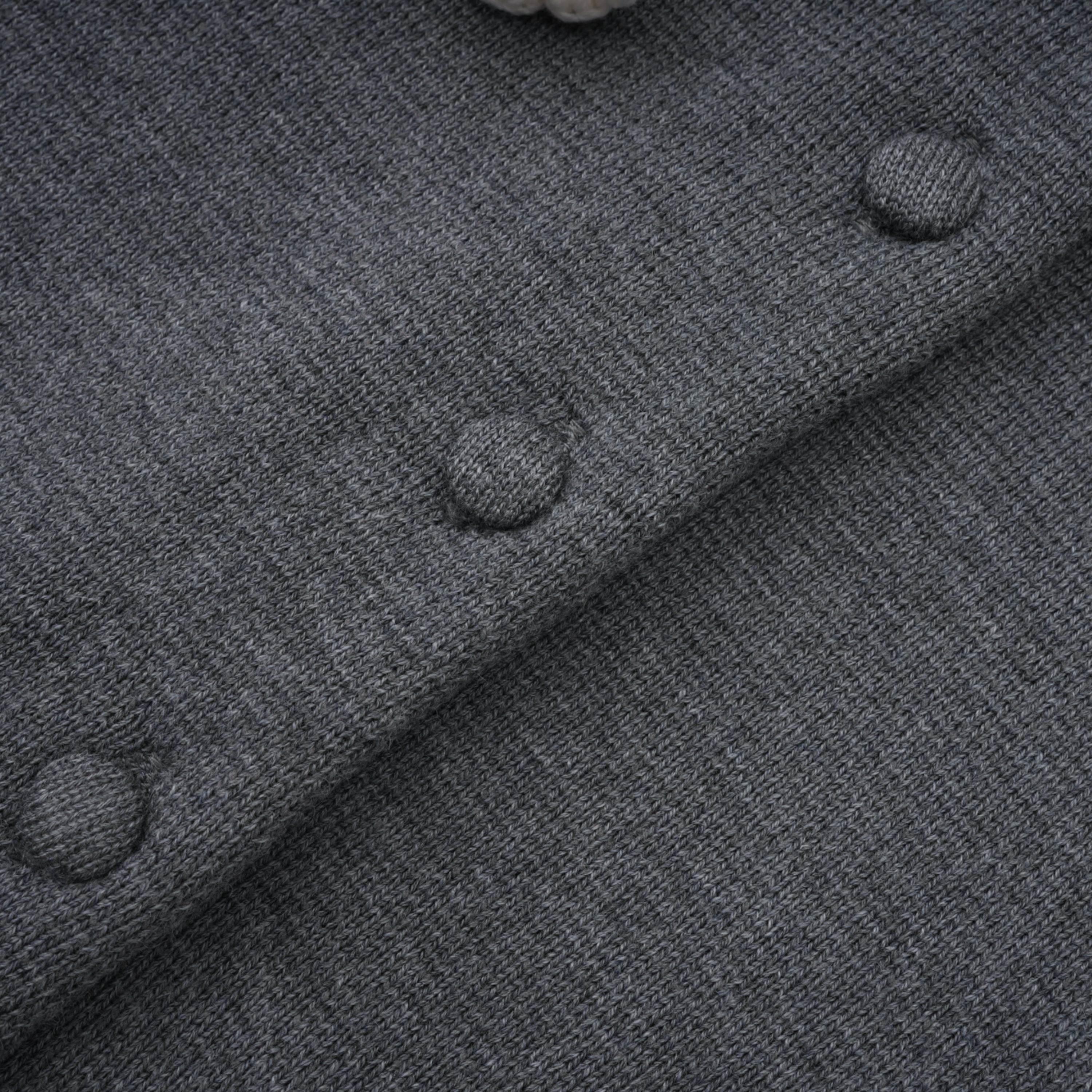 Lisette Grey 3D Petal Knit Cardigan