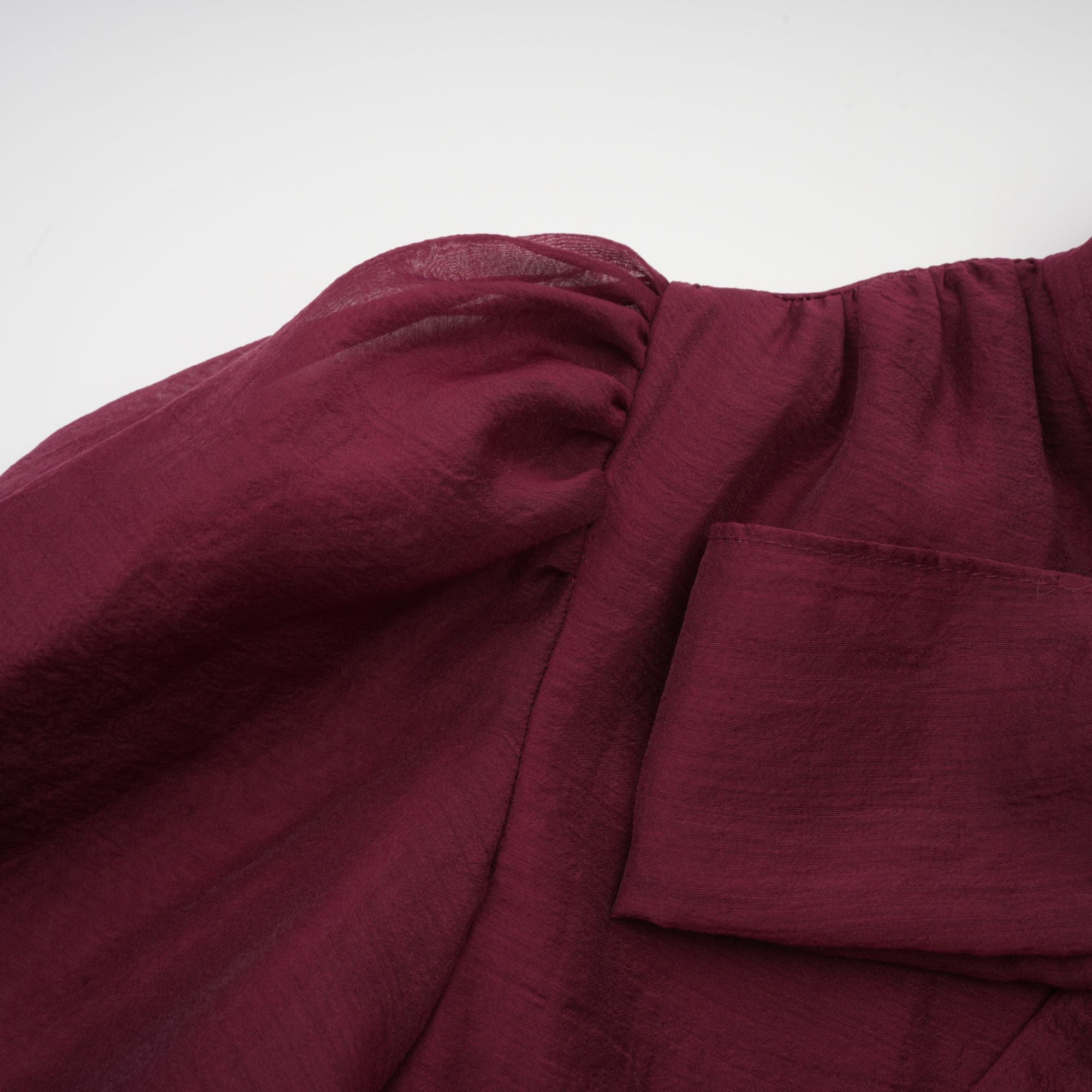 Élodie tiered flared mini dress in Red (Final Sale-US Only)