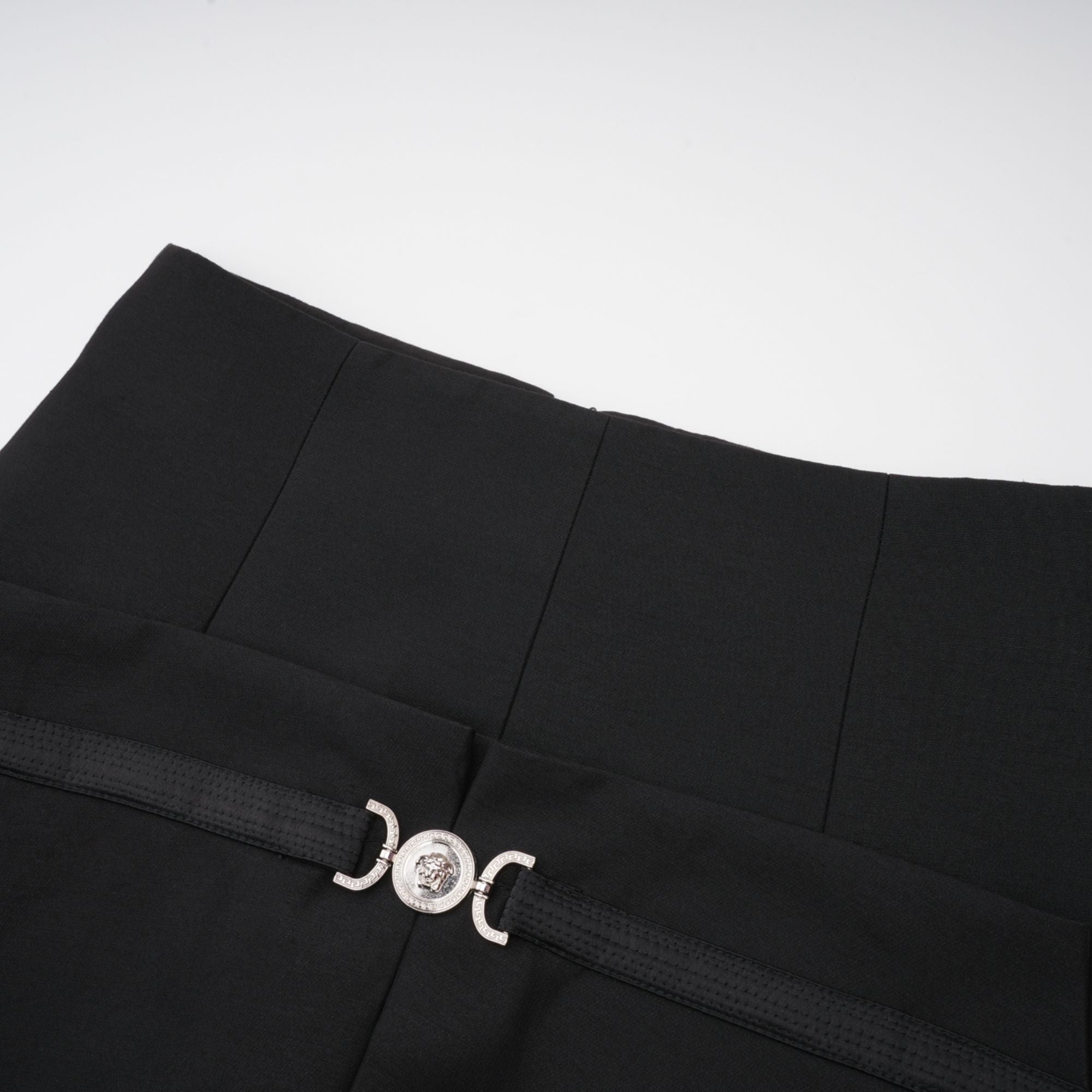 Margaux black top & skirt matching set