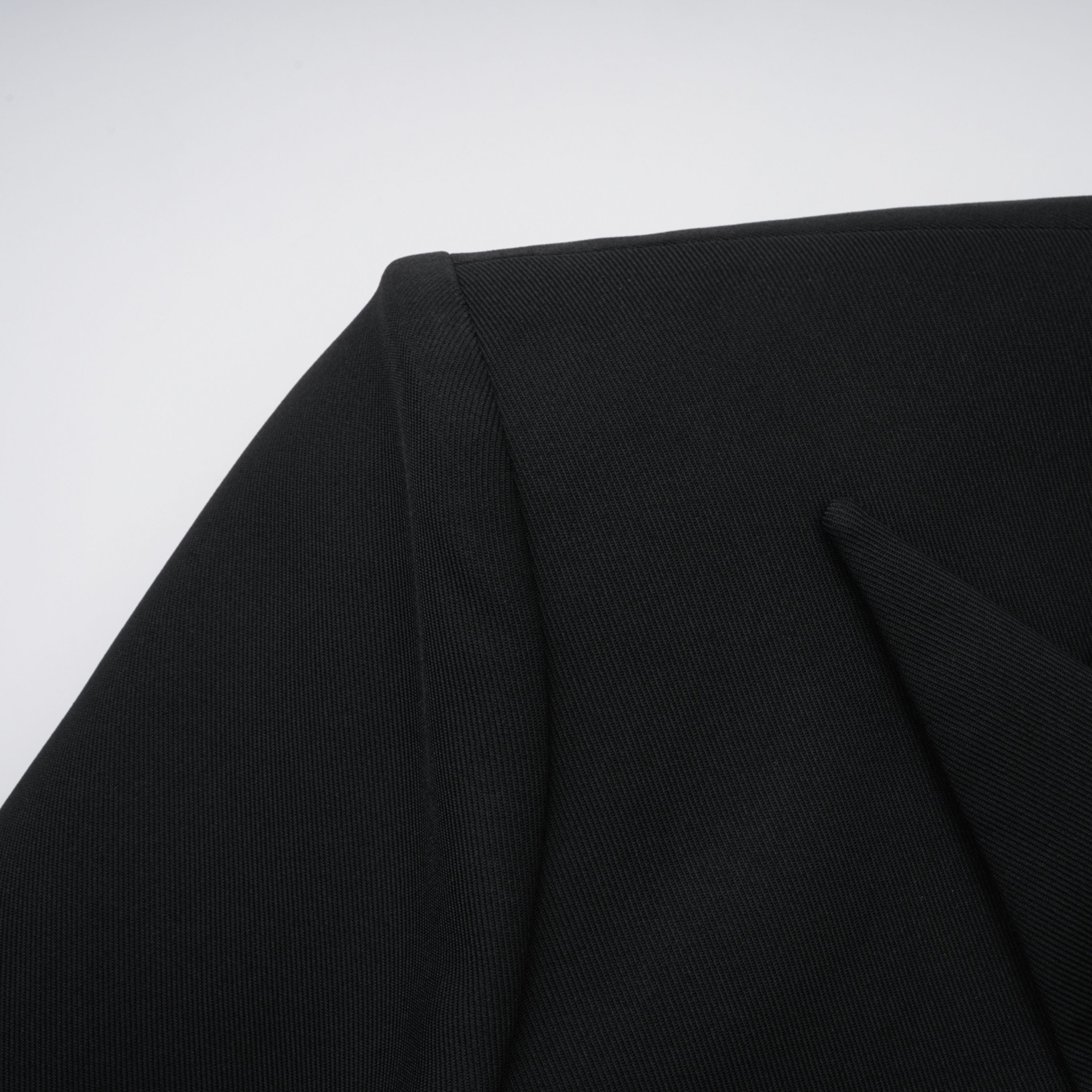 Dianthe Black Double-Breasted Oversize Blazer (Final Sale-US Only)