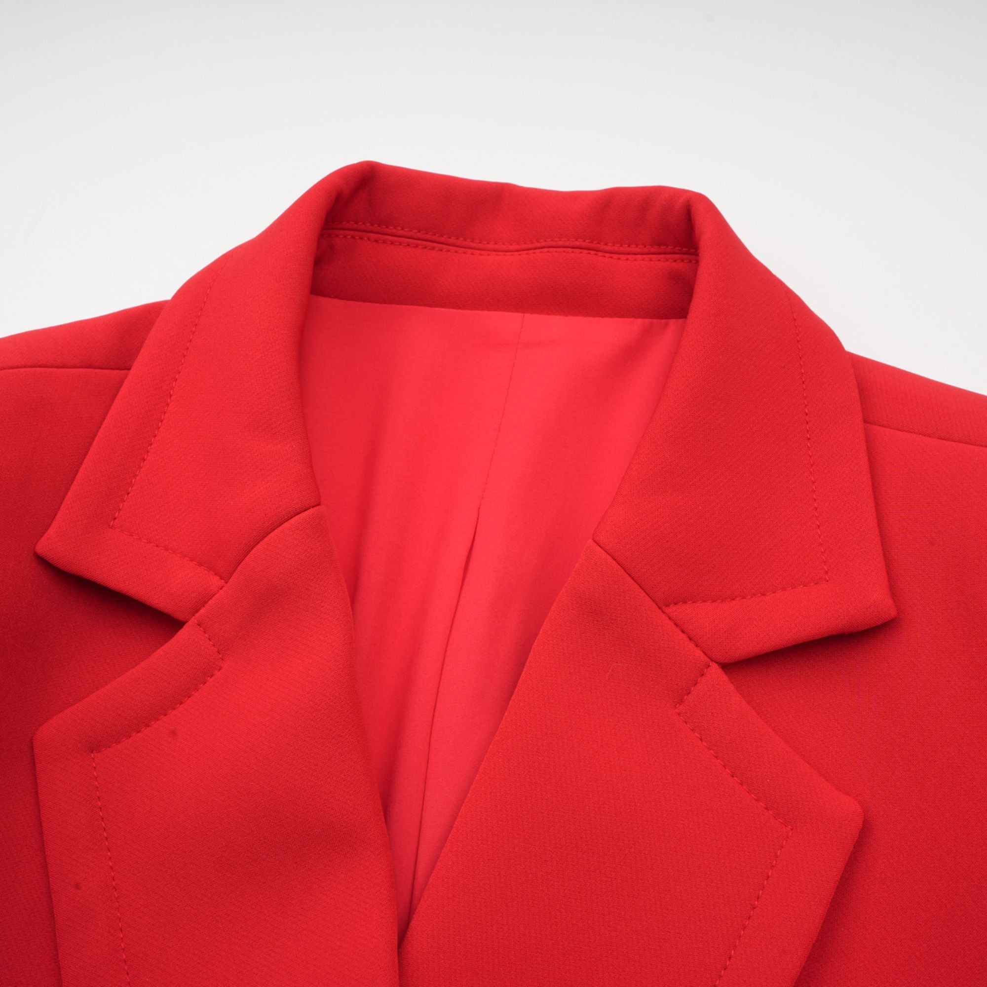 Coline red hourglass double-breasted blazer(Final Sale-US Only)