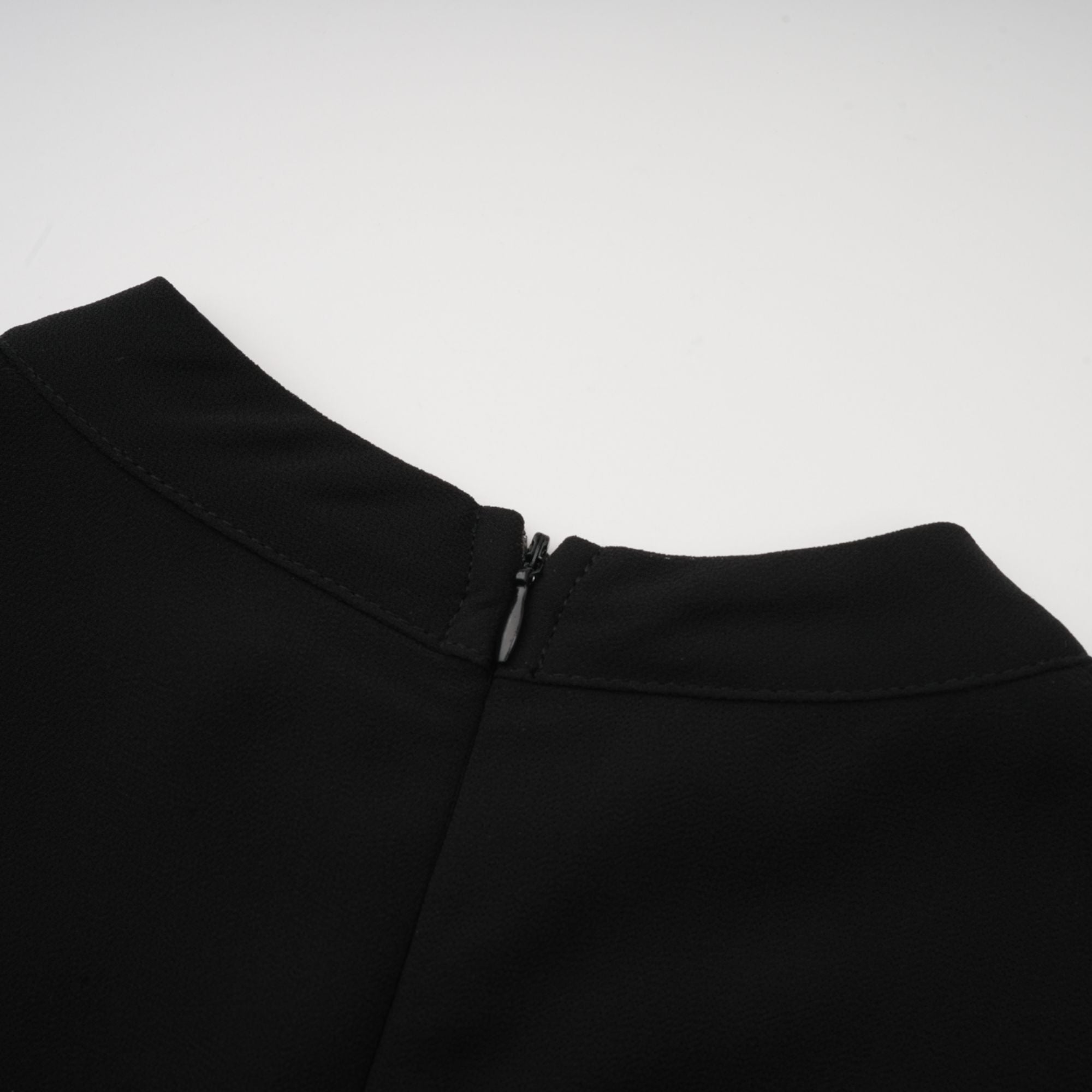 Viviane black pleated button-front midi dress (Final Sale-US Only)