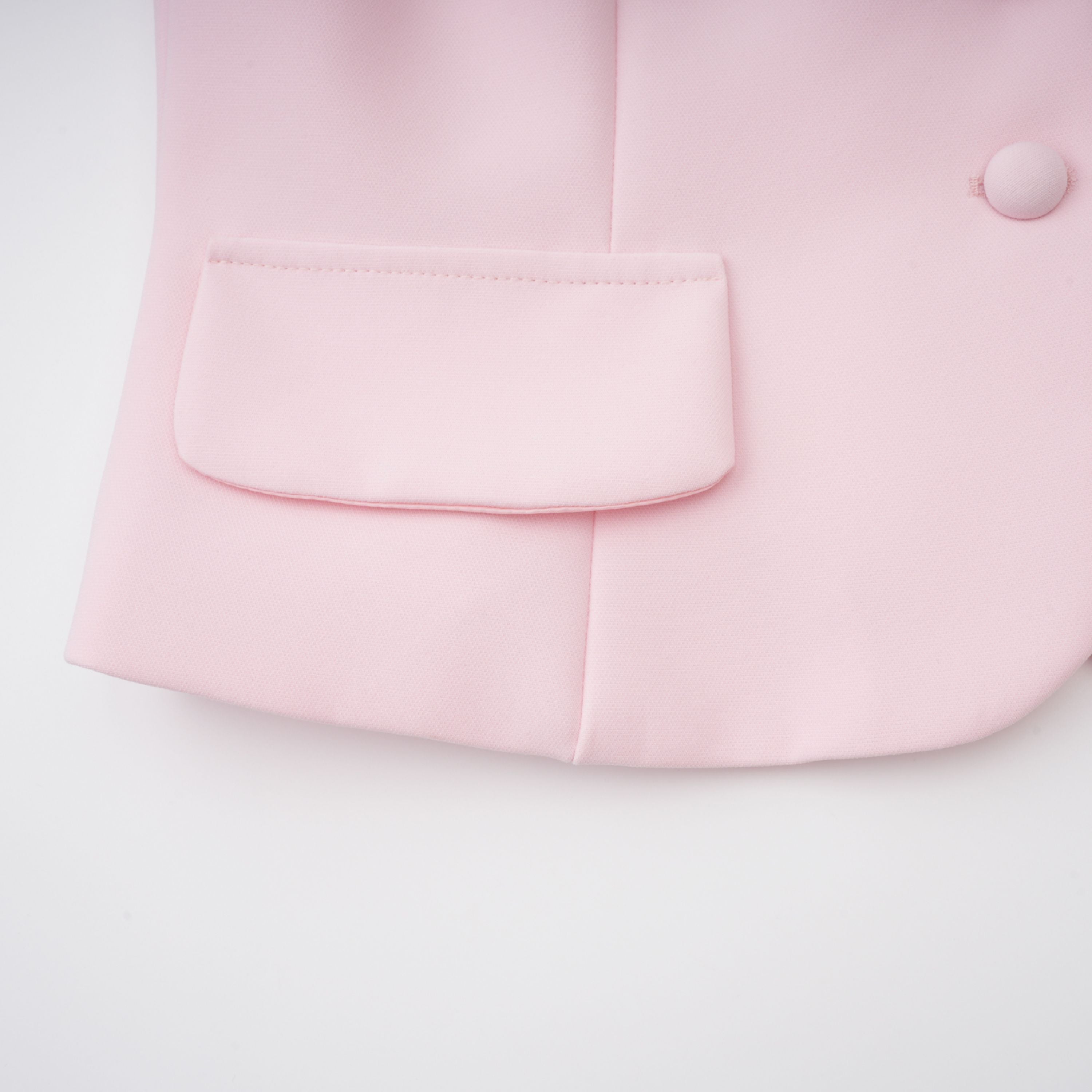 Eira Pink Peter Pan Collar Jacket & Skirt Set (Final Sale-US Only)