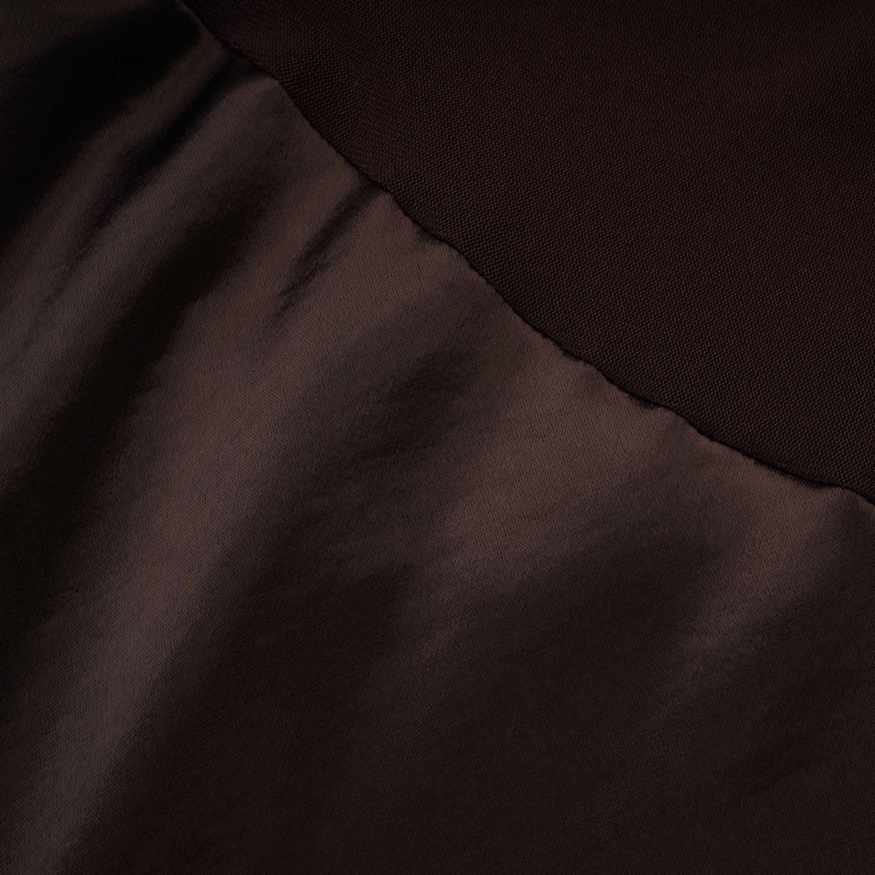 Gitta Brown Off Shoulder Satin Maxi Gown (Final Sale-US Only)