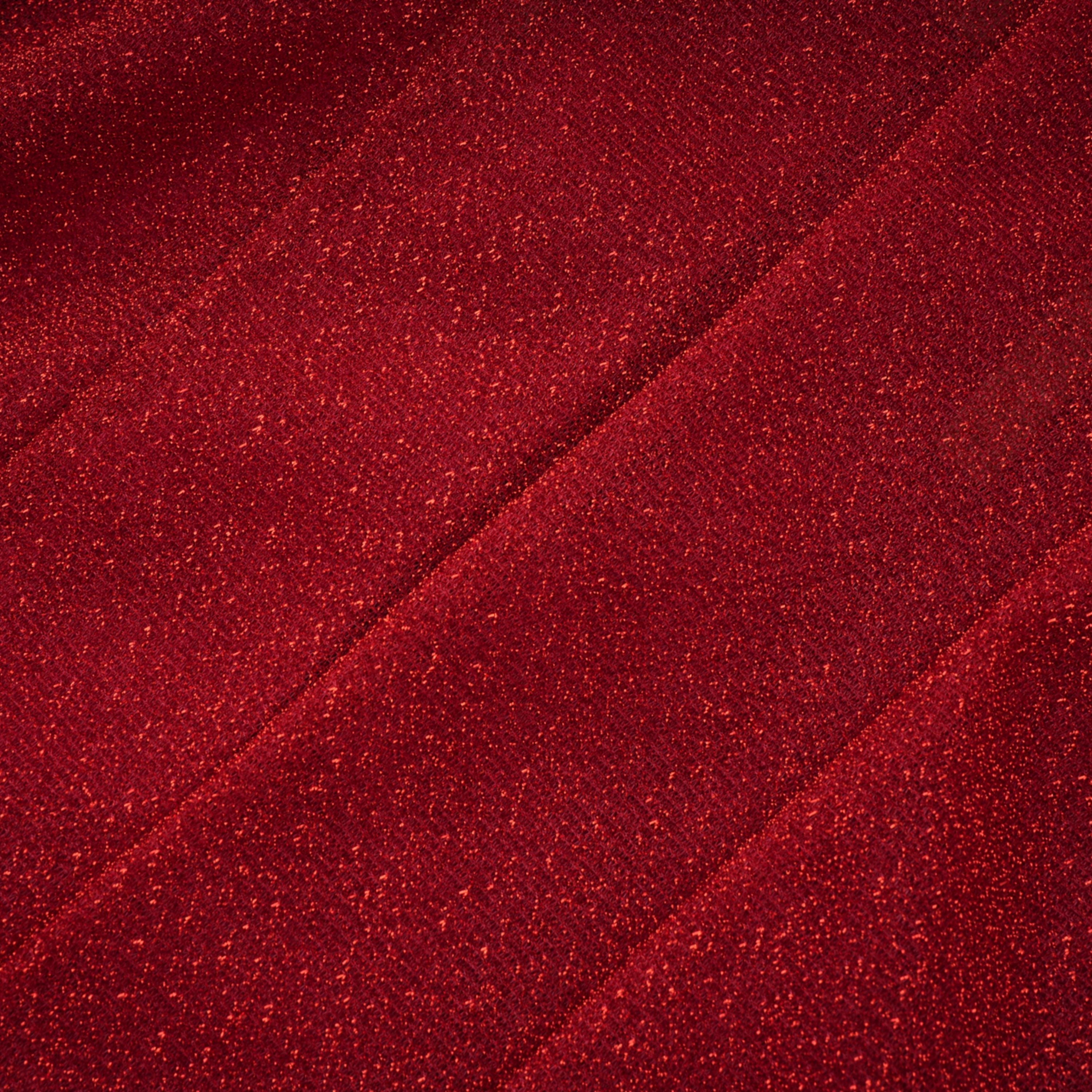Orabelle Red Brilliance Drop Shiny Dress (Final Sale)