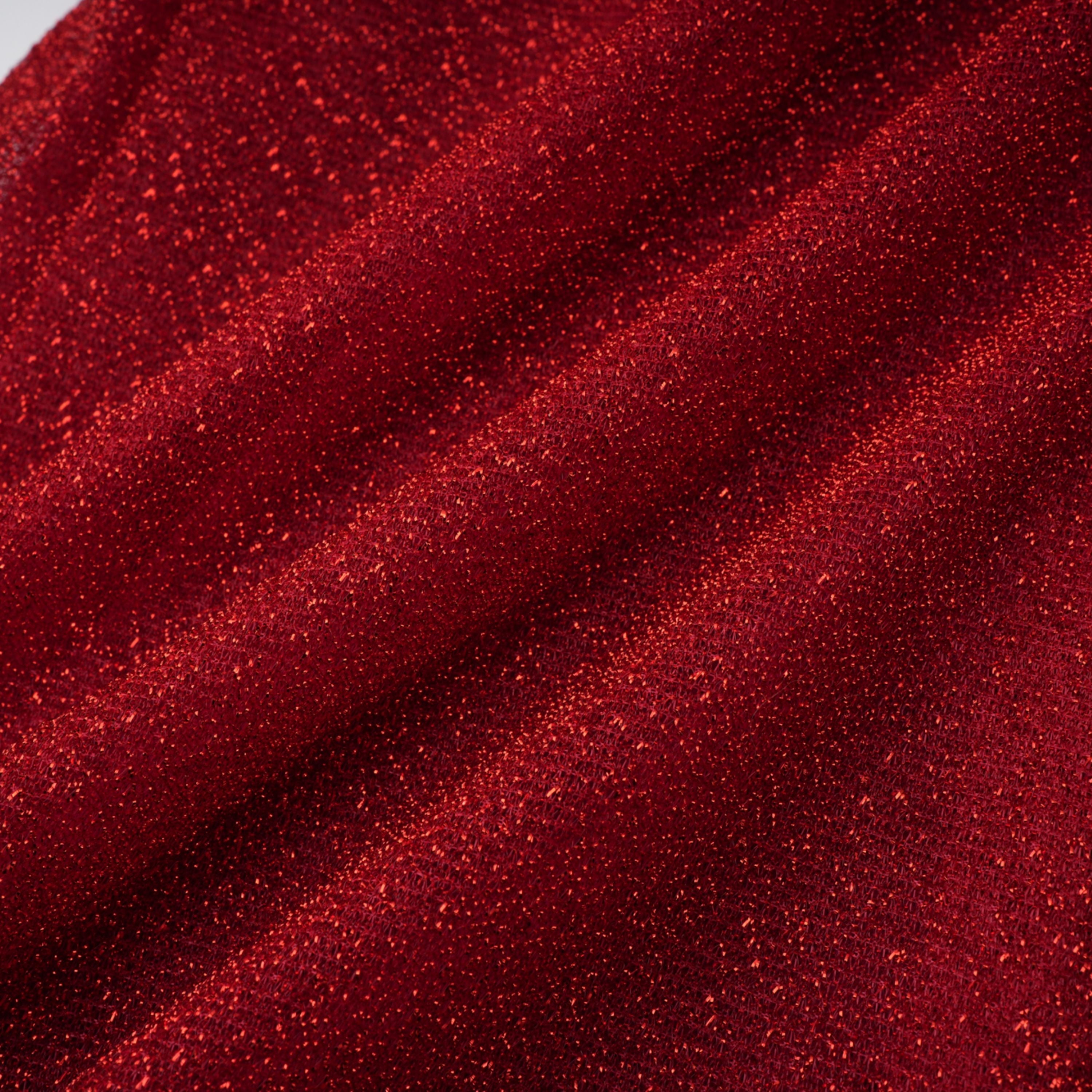 Orabelle Red Brilliance Drop Shiny Dress