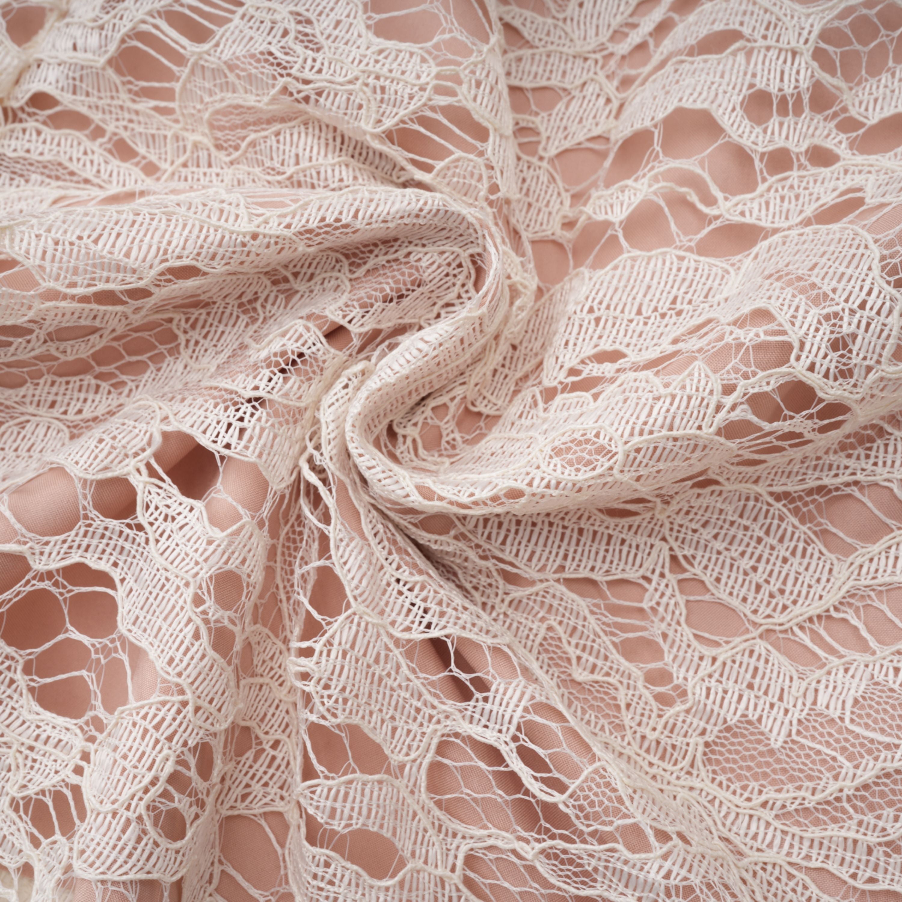 Alaia White Cape Design Floral Lace Midi Dress