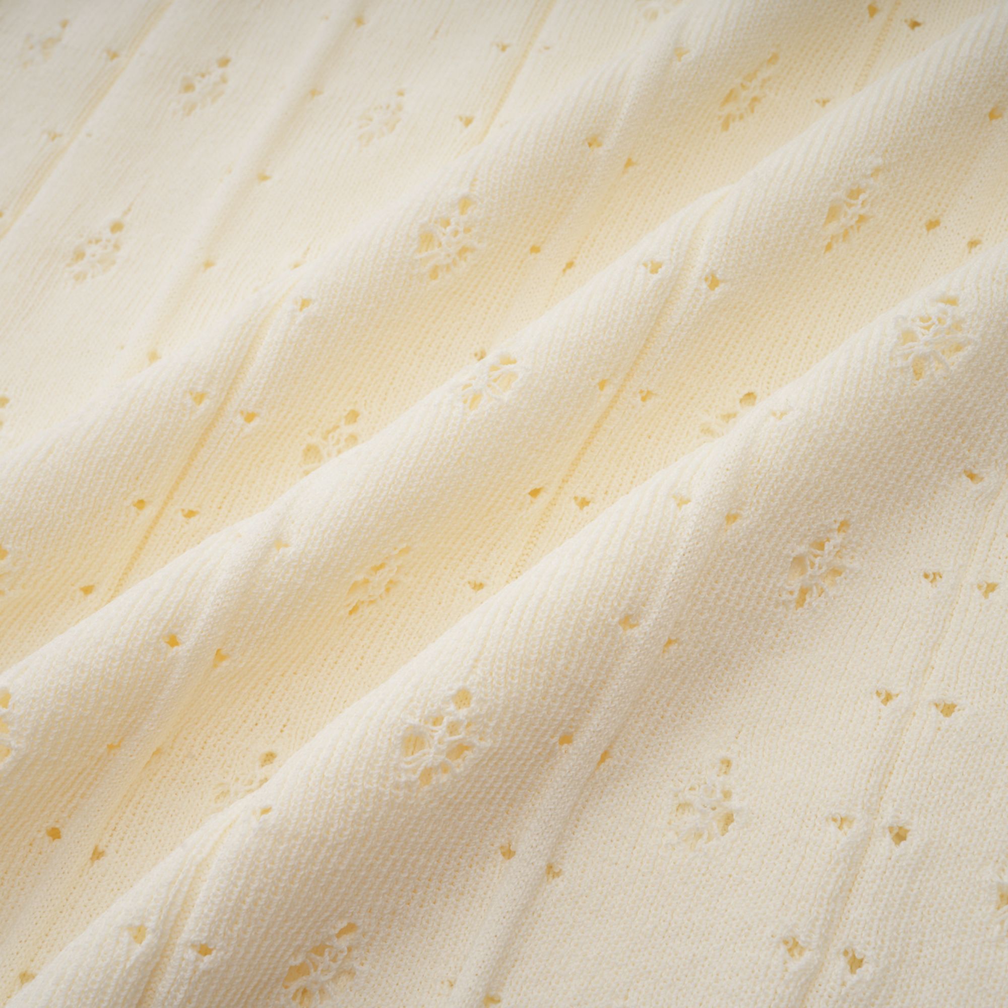 Donatienne white faux-pearl knitted maxi dress