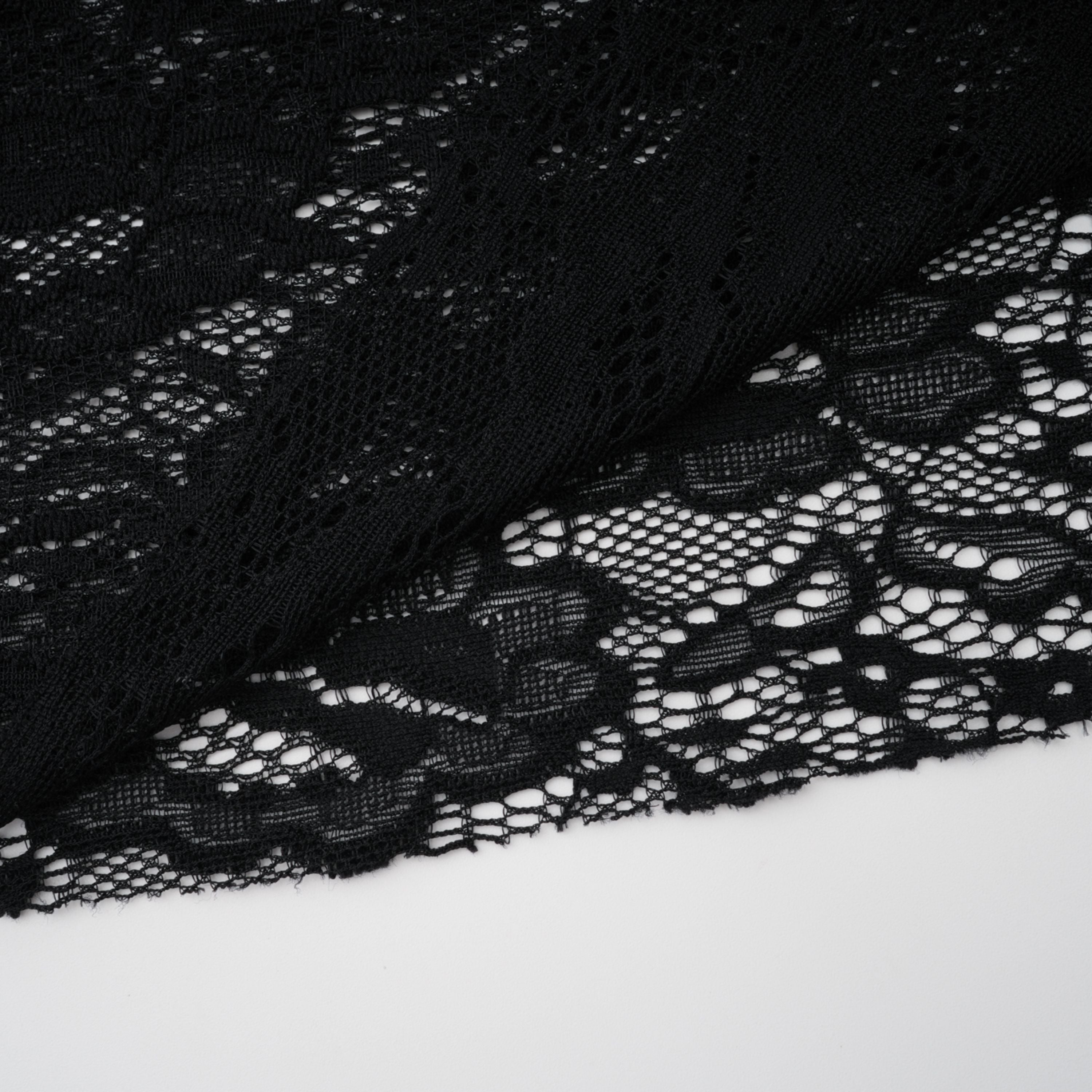 Frida Black Semi-Sheer Lace Bodysuit & Skirt Set