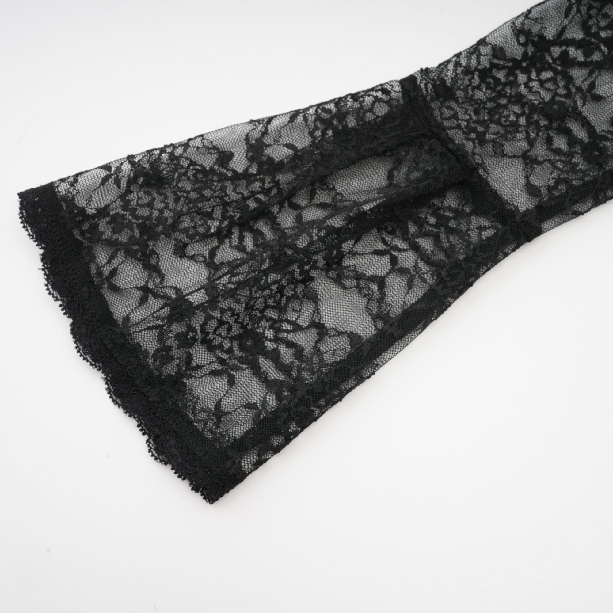 Louise black floral-lace vest & dress matching set (Final Sale-US Only)