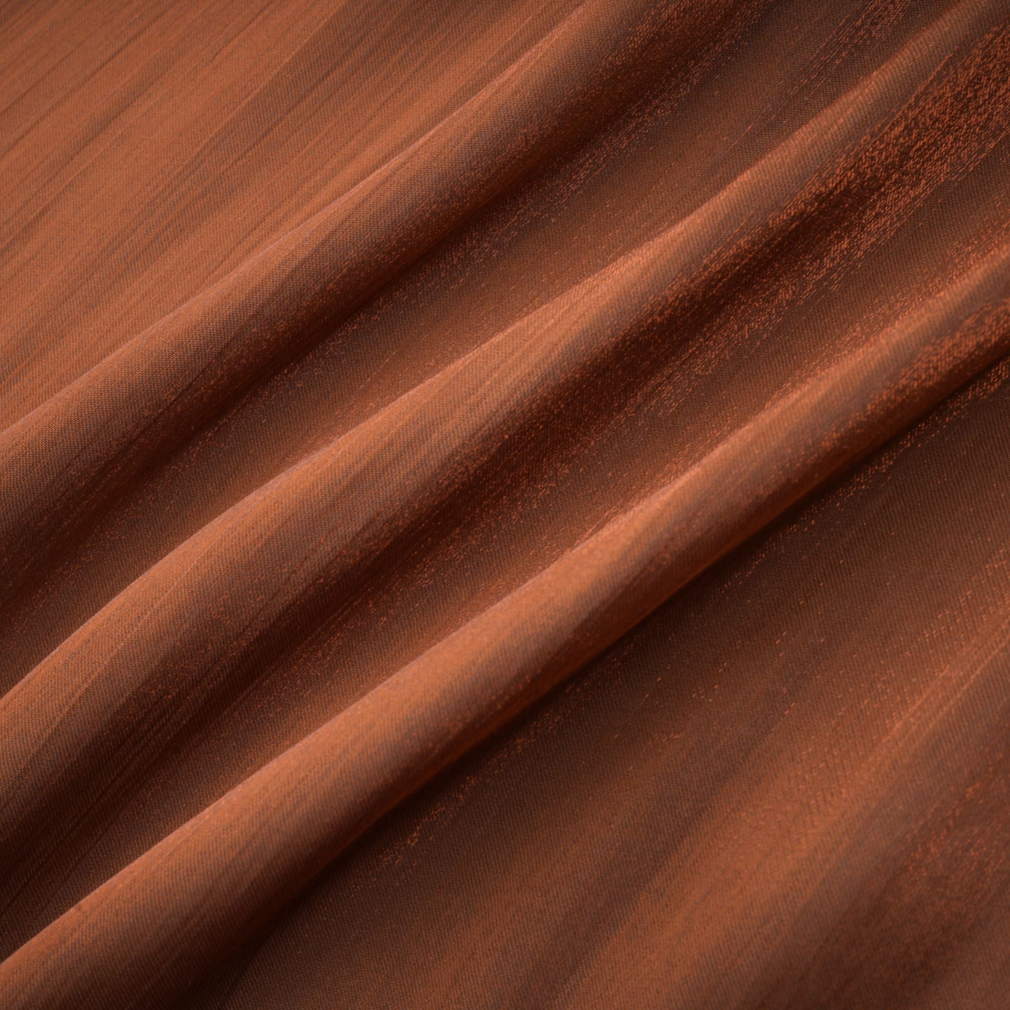 Mila Brown Pleated Satin Maxi Dress