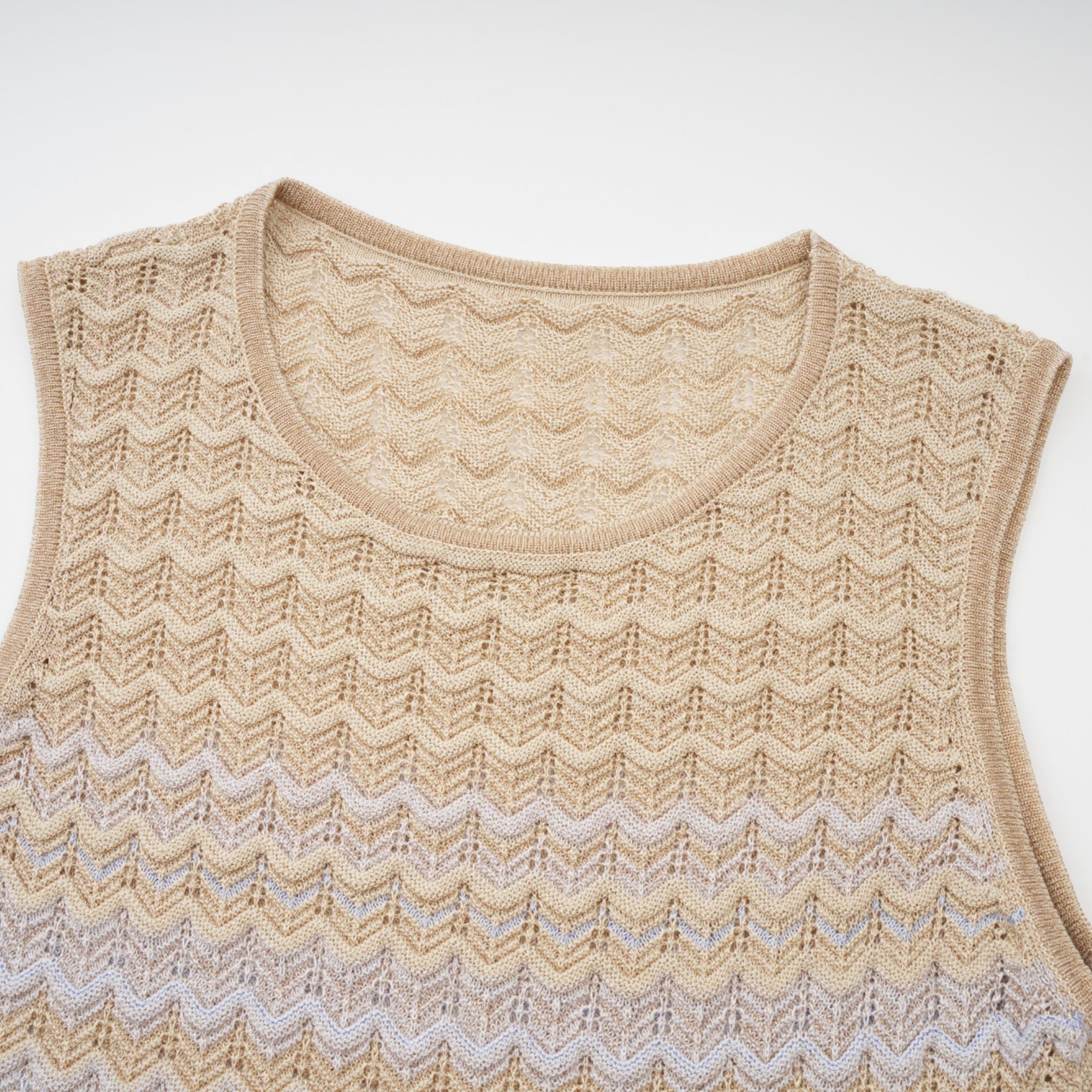 Pauline contrast-color ribbed-knitted midi dress
