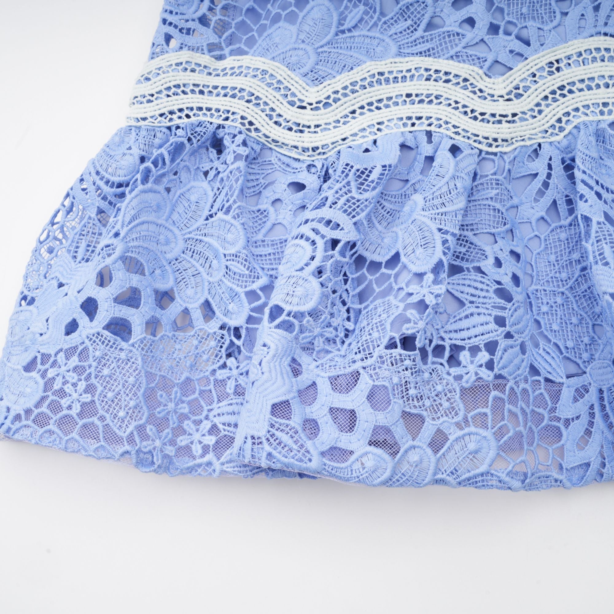 Gaëlle V-neck floral embroidered mini dress (Final Sale-US Only)