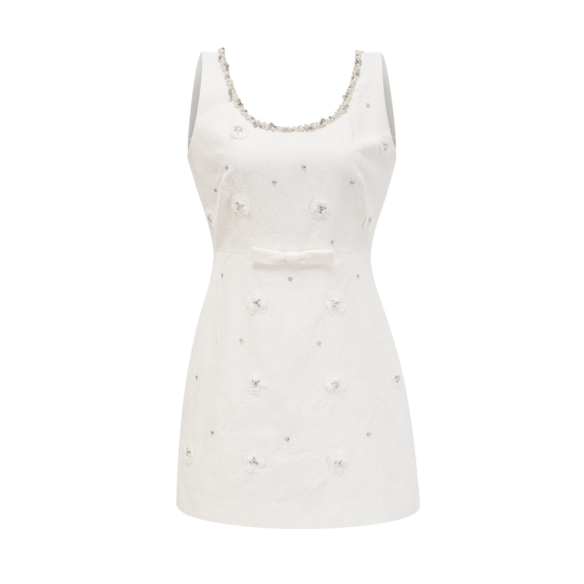Philippine bow embellished mini dress (US Only)