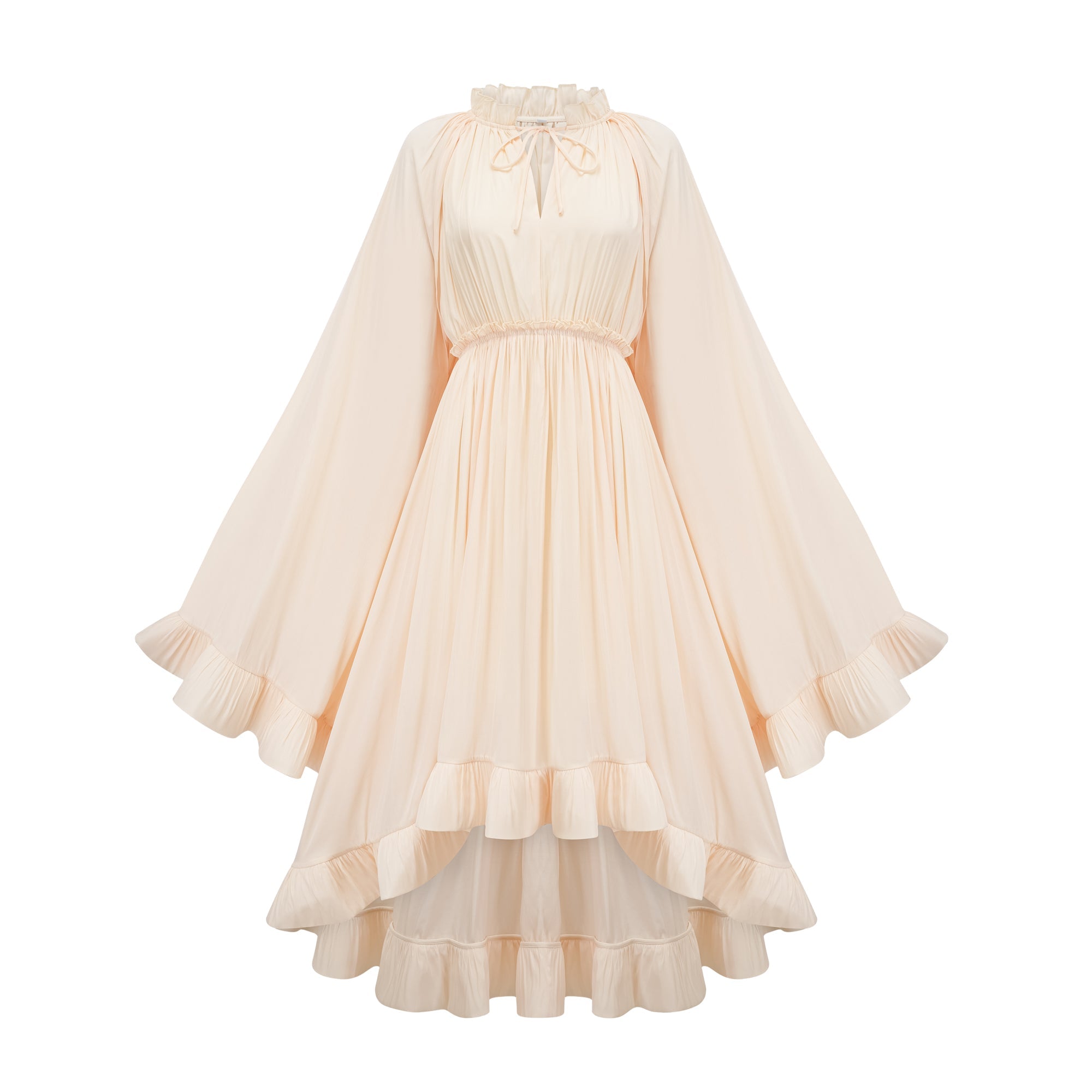 Charlene cape-design midi dress (Final Sale-US Only)
