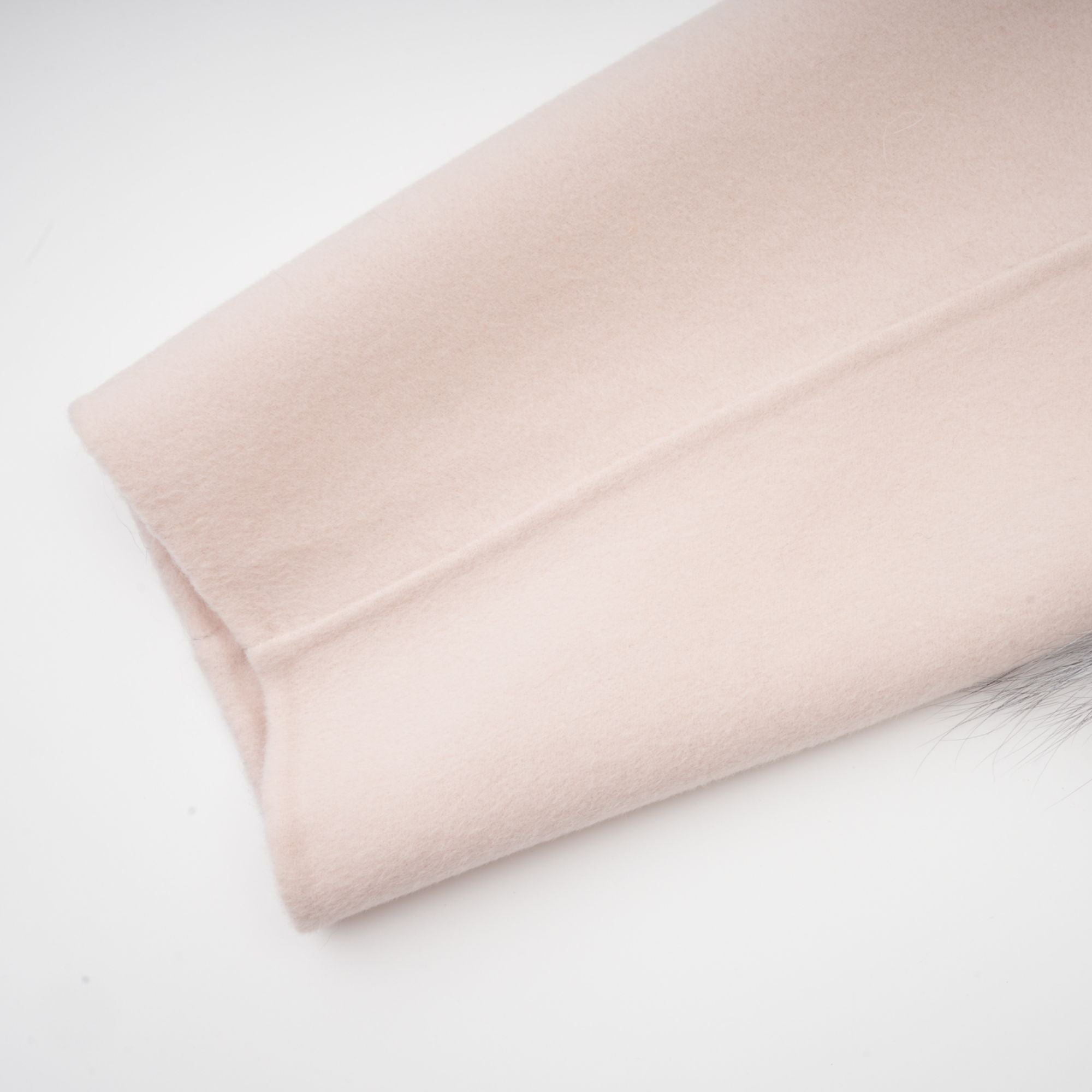 Vienne pink diagonal-placket short coat (Final Sale)