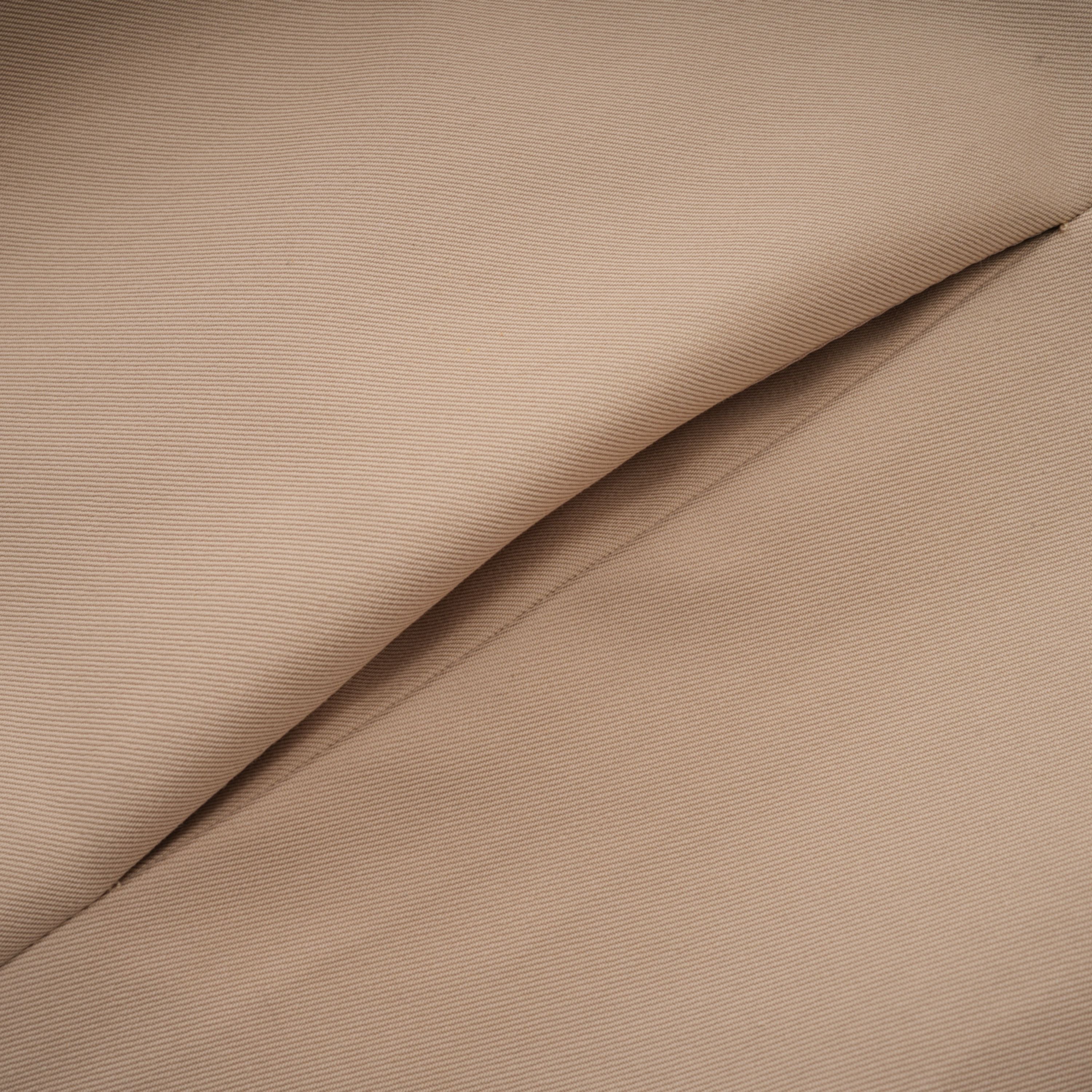 Marta Khaki Embellished Lace Trim Trench Coat