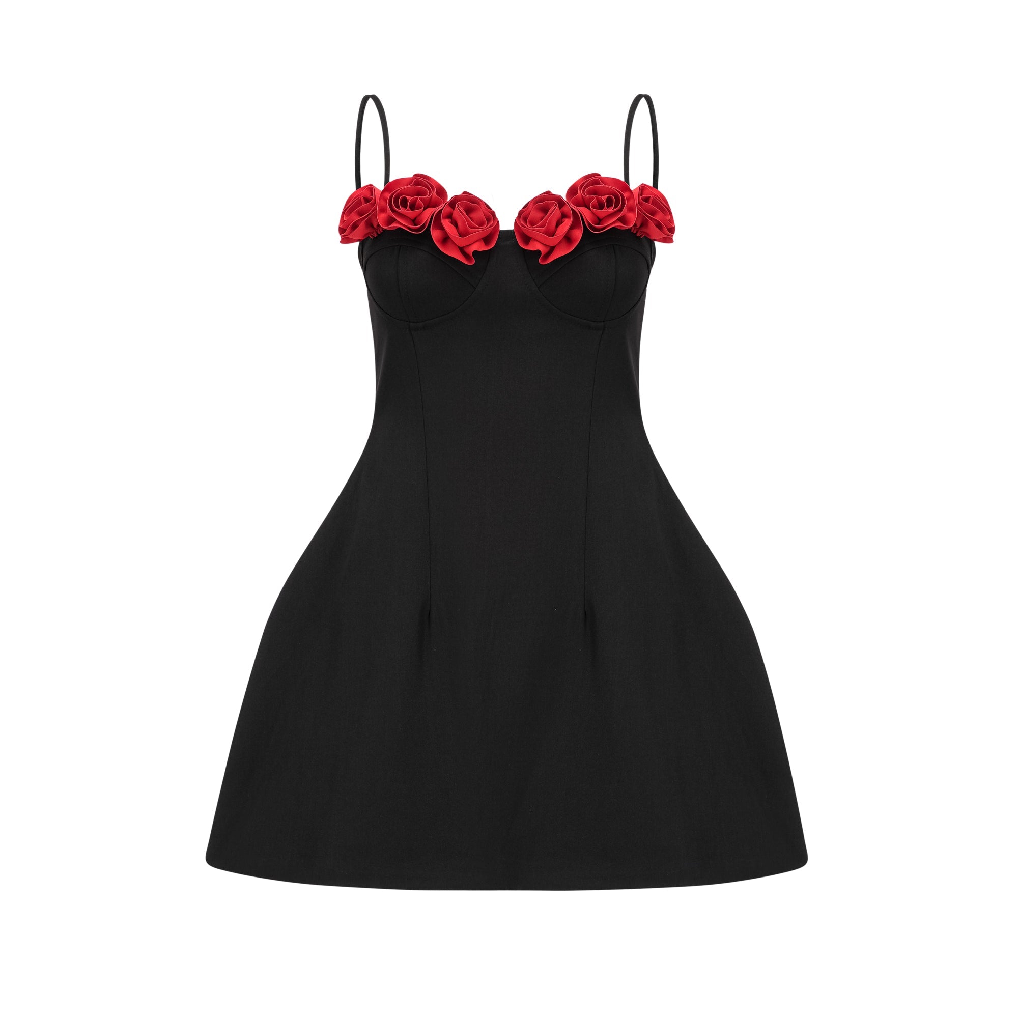 Pauline faux-flower mini dress (Final Sale-US Only)