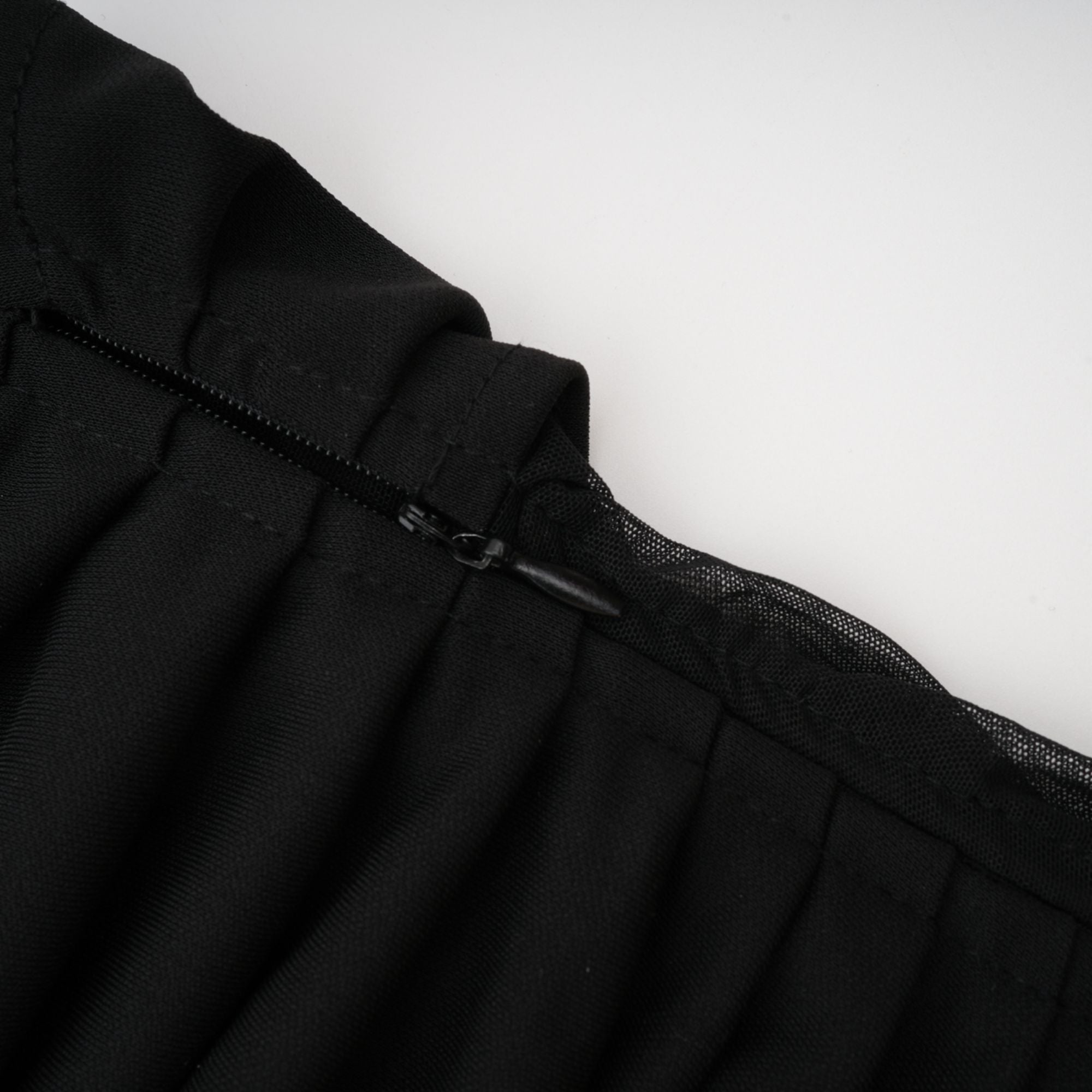 Clarisse semi-sheer ruched midi dress (Final Sale)