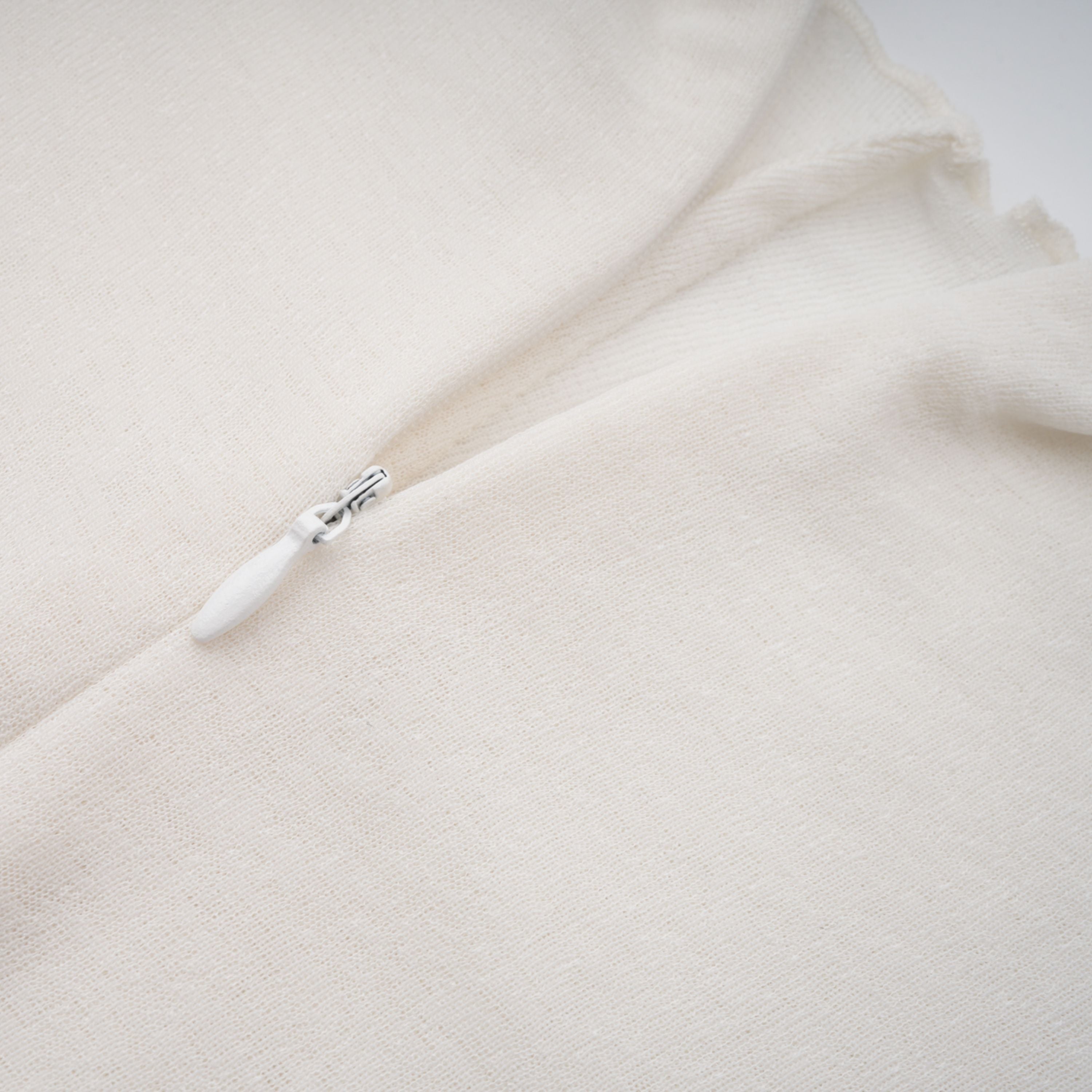 Lark White Tulle Panel Knit Midi Dress (Final Sale-US Only)