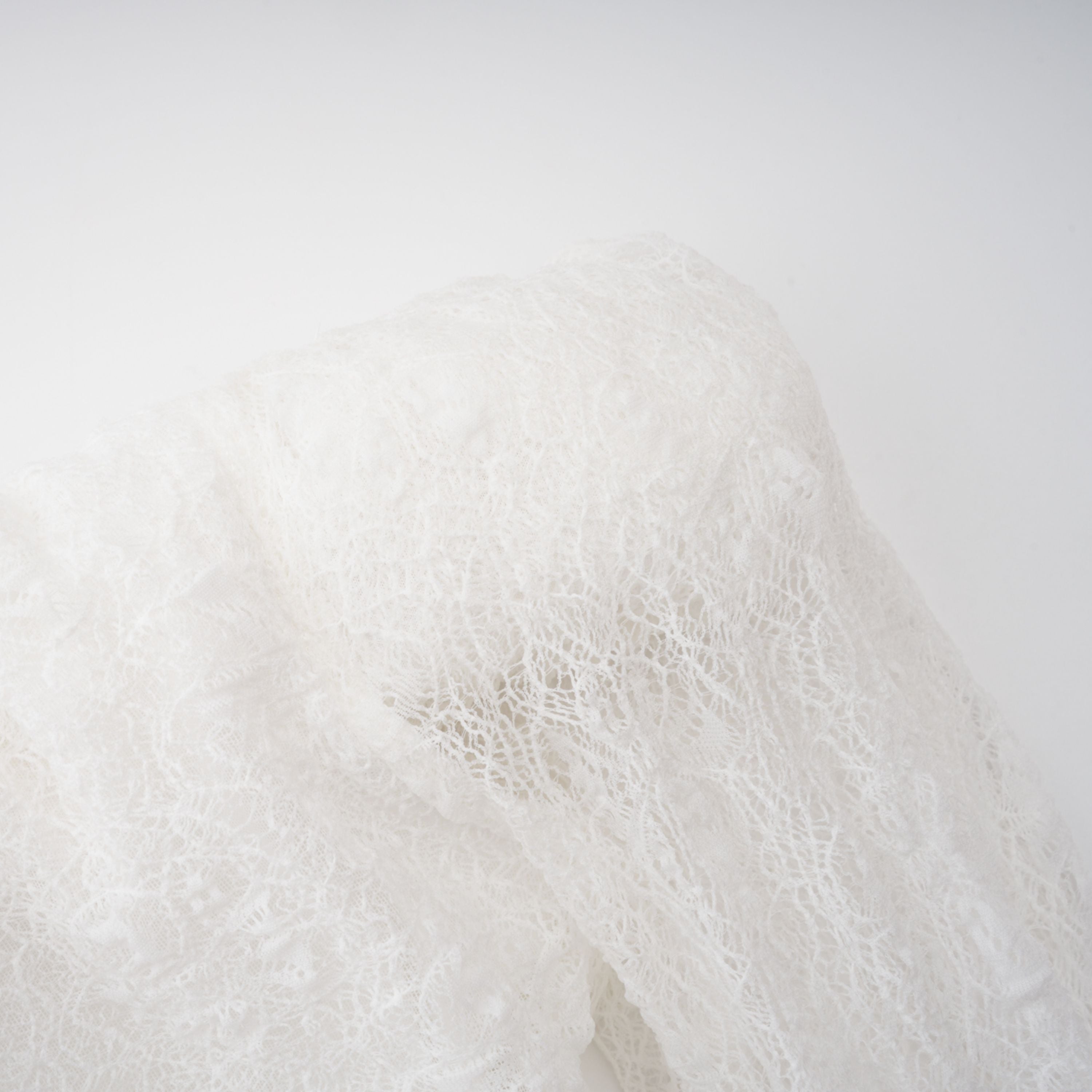Étincelle White Ruched Lace Maxi Dress (Final Sale-US Only)