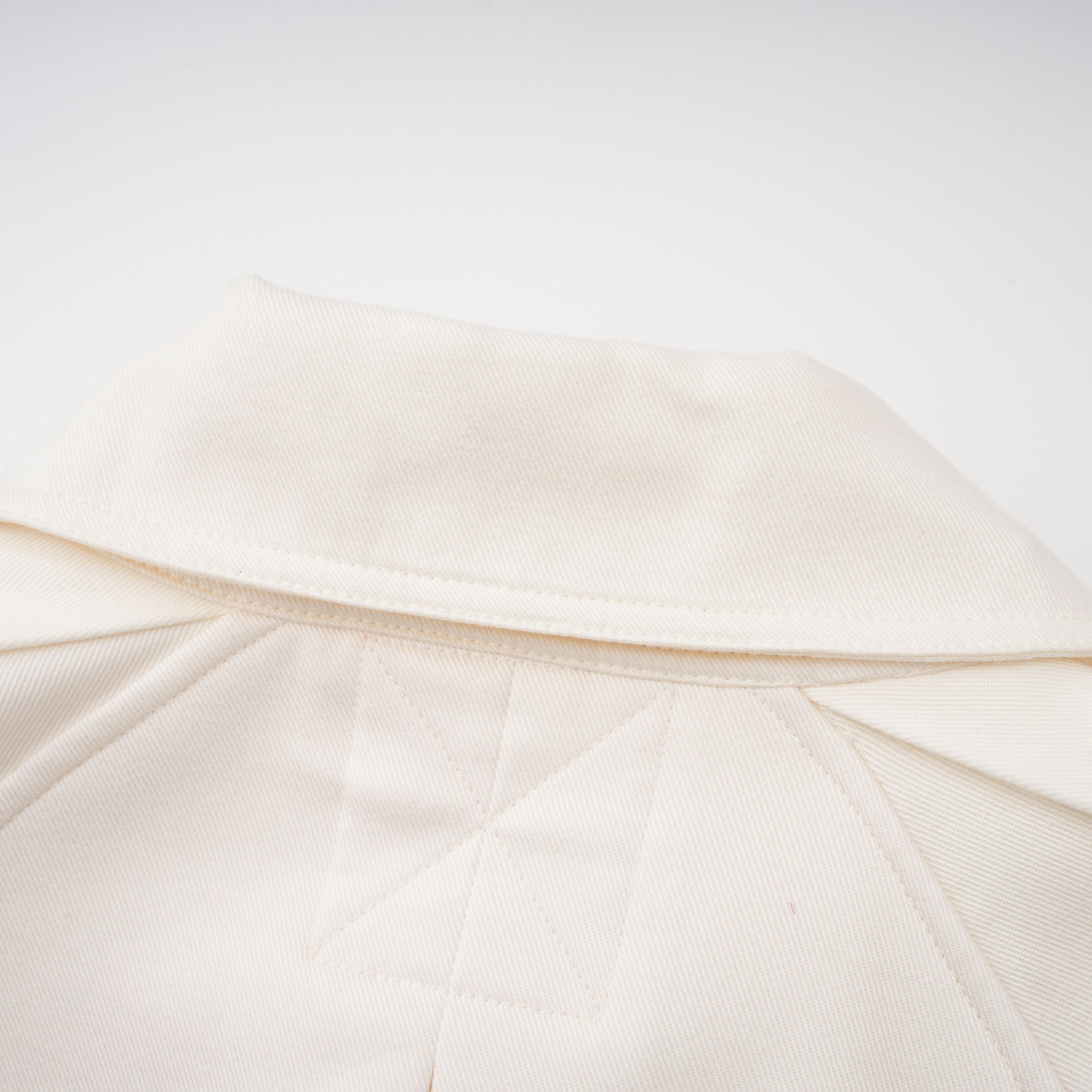 Ambre Cream White Belted Trench Coat (Final Sale-US Only)