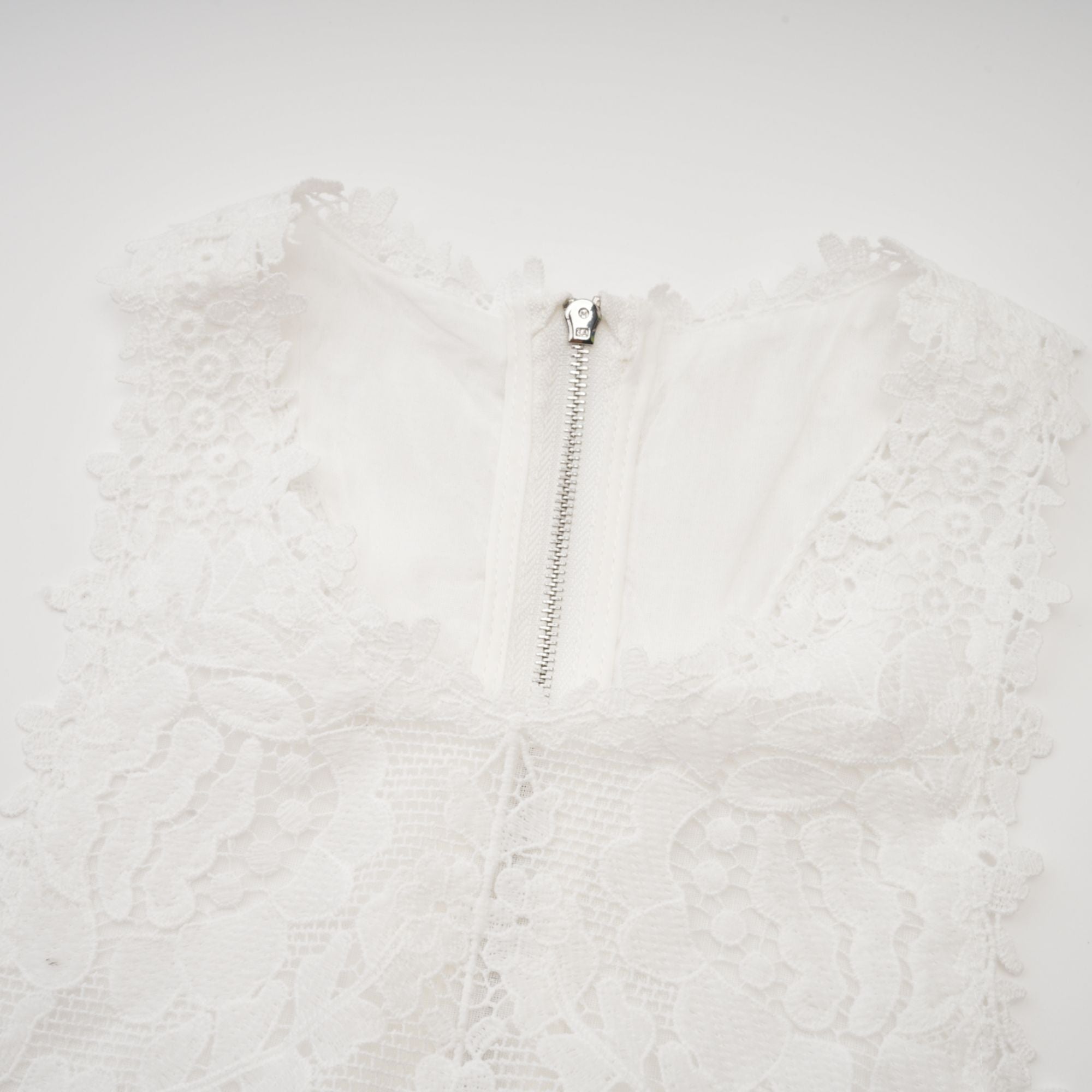 Dionne lace patch mini dress