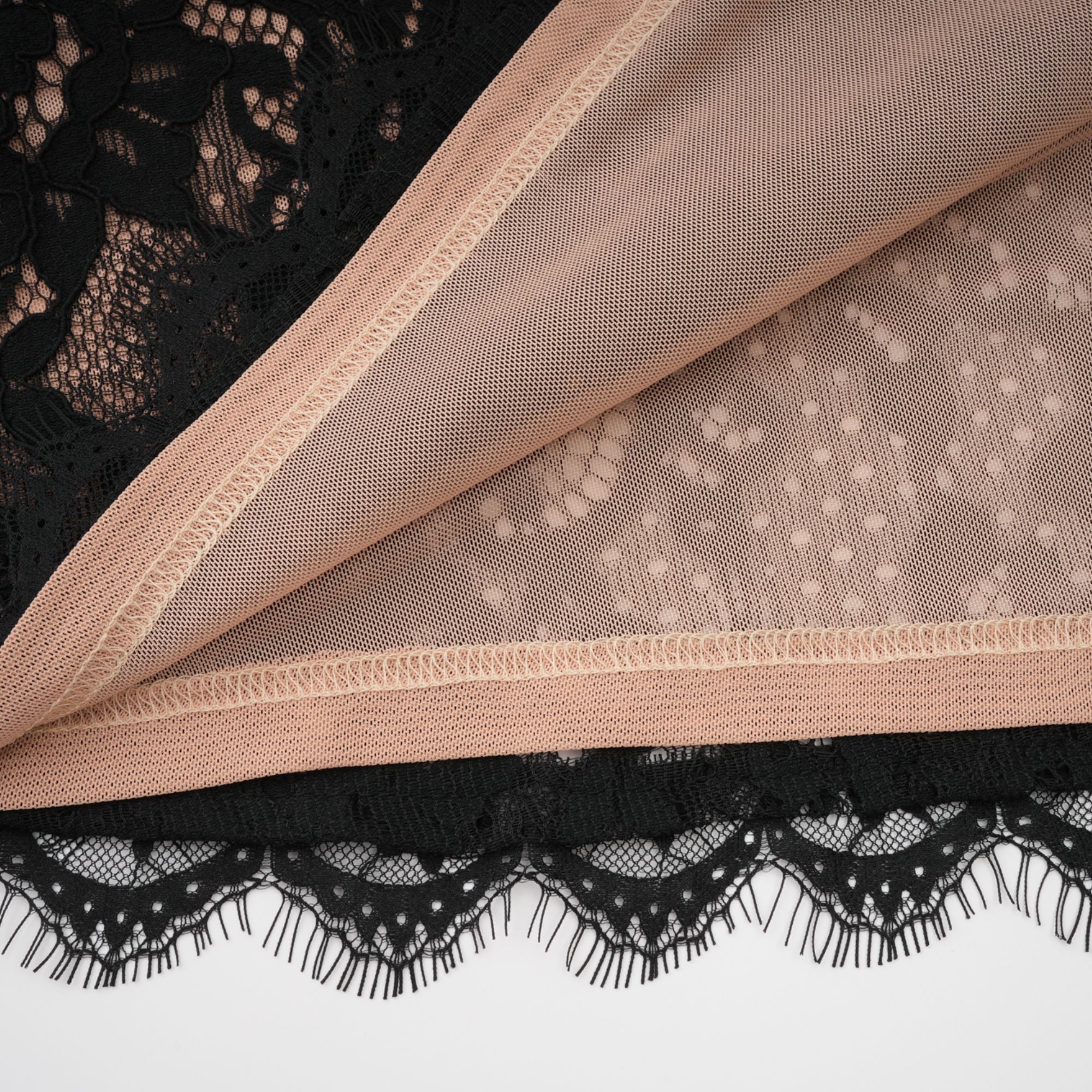 Kenza Black Cut Out Floral Lace Maxi Dress