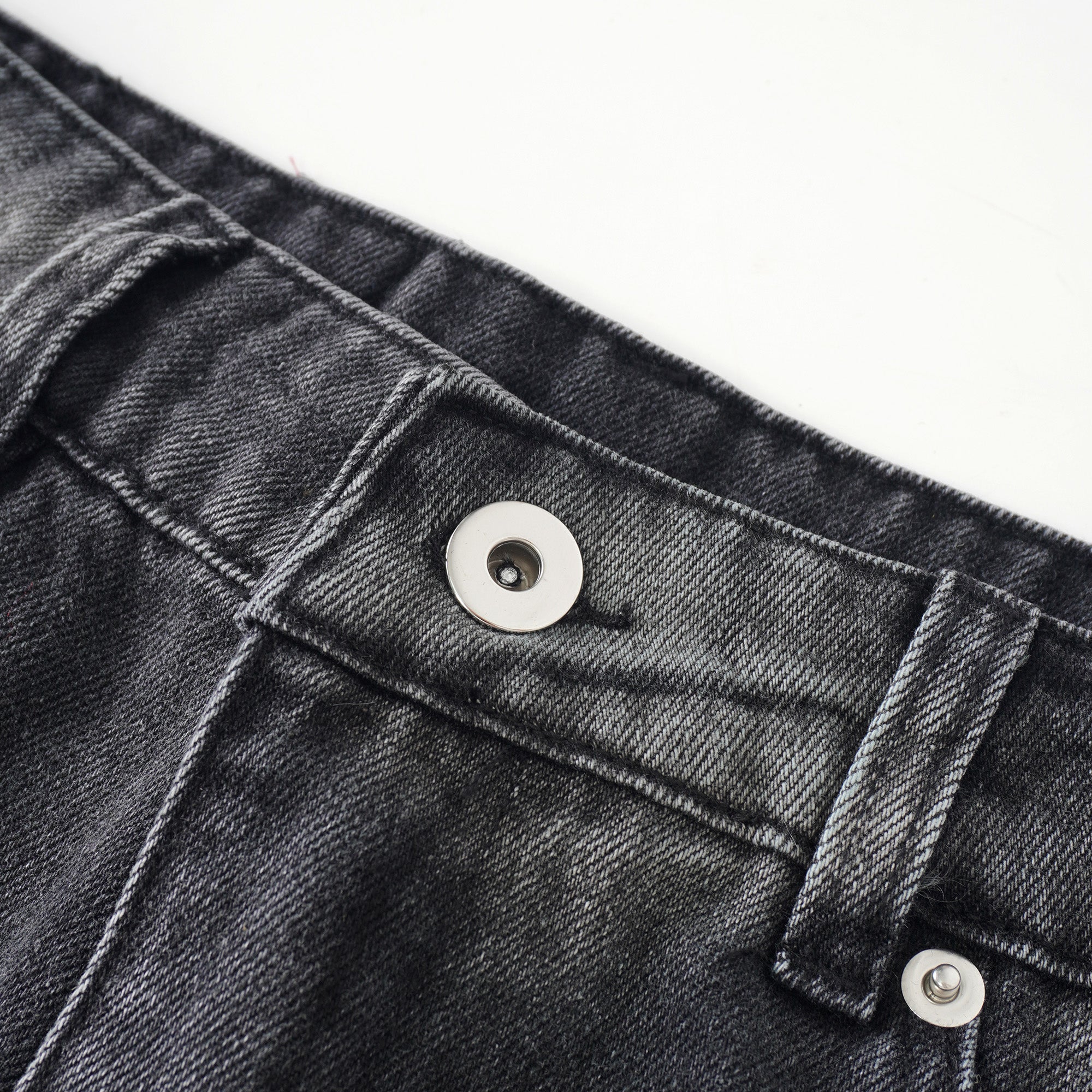 Madeline Black Floral Lace Panel Jeans