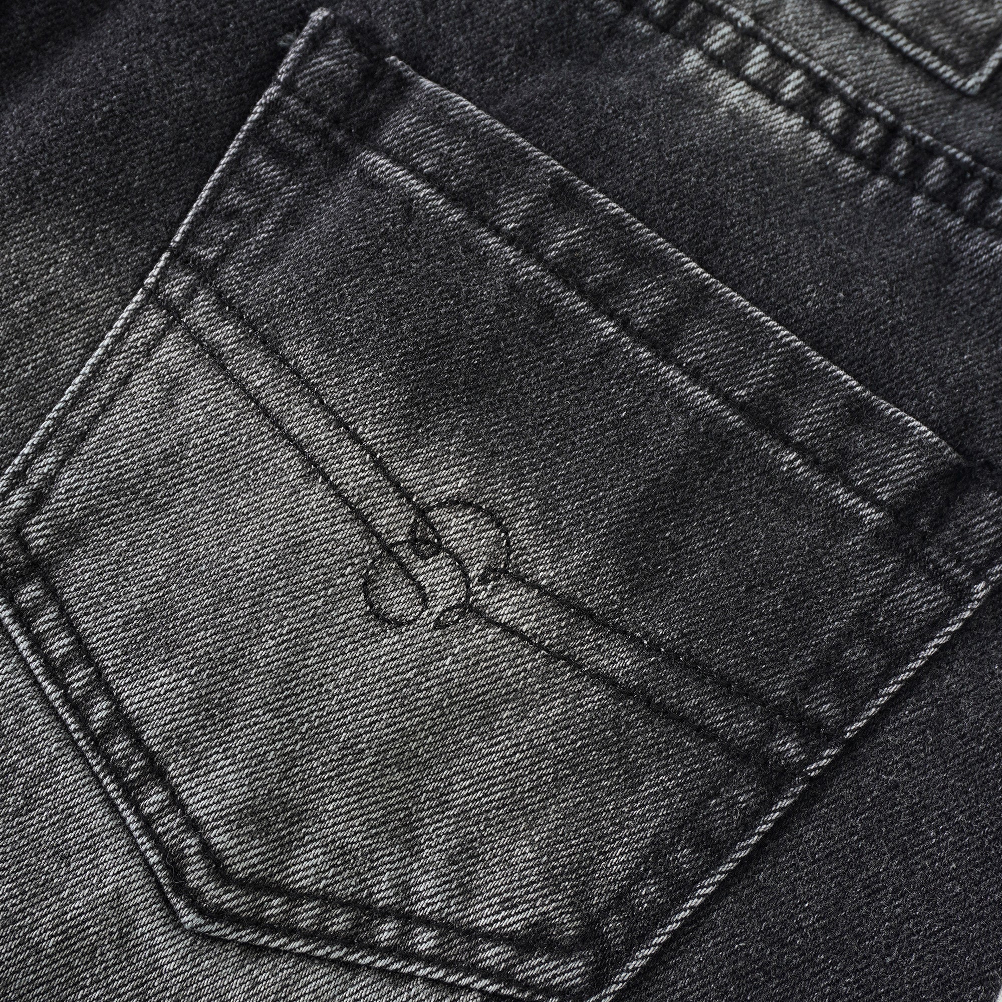 Madeline Black Floral Lace Panel Jeans