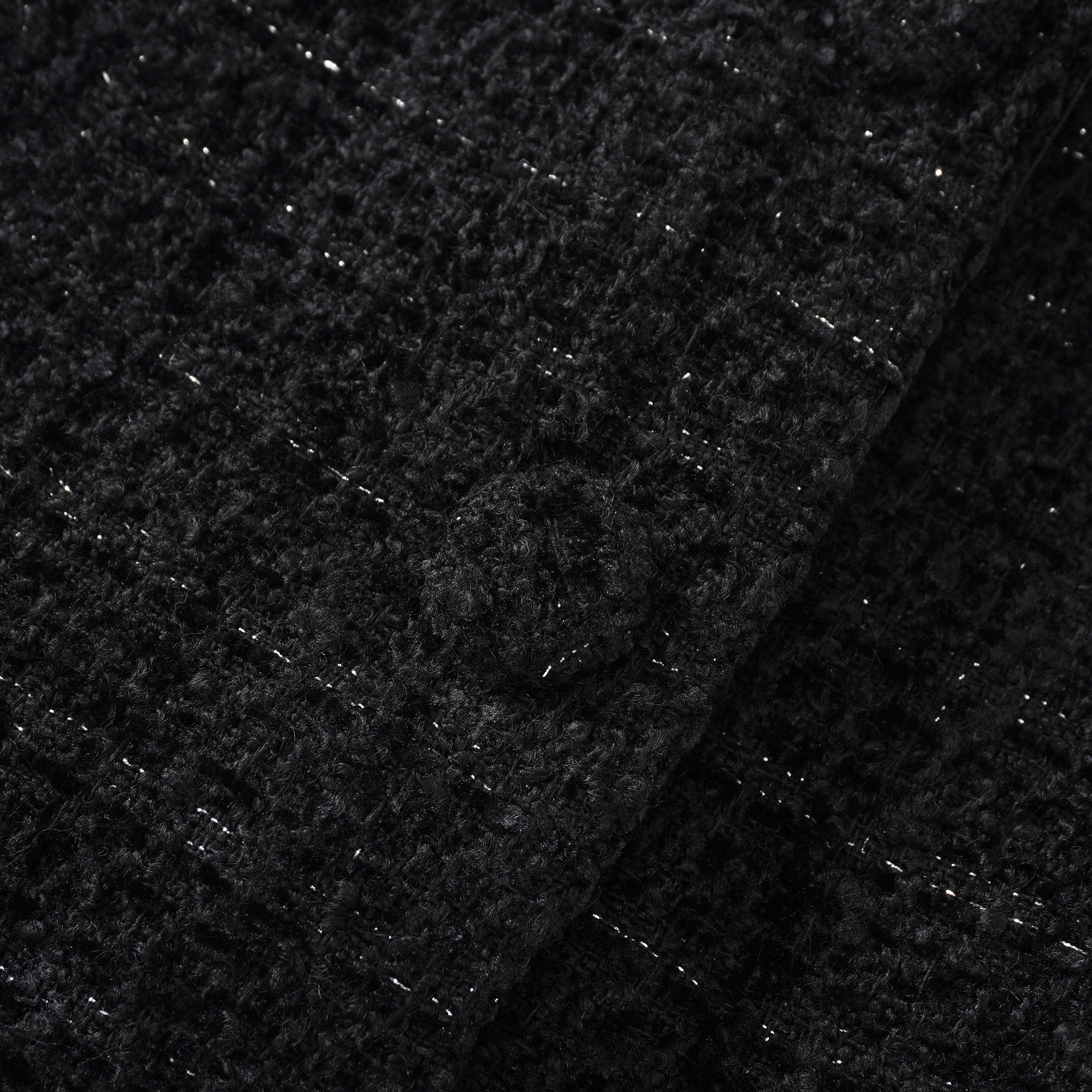 Ariadna Black Tweed Jacket & Satin Skirt Set (Final Sale-US Only)