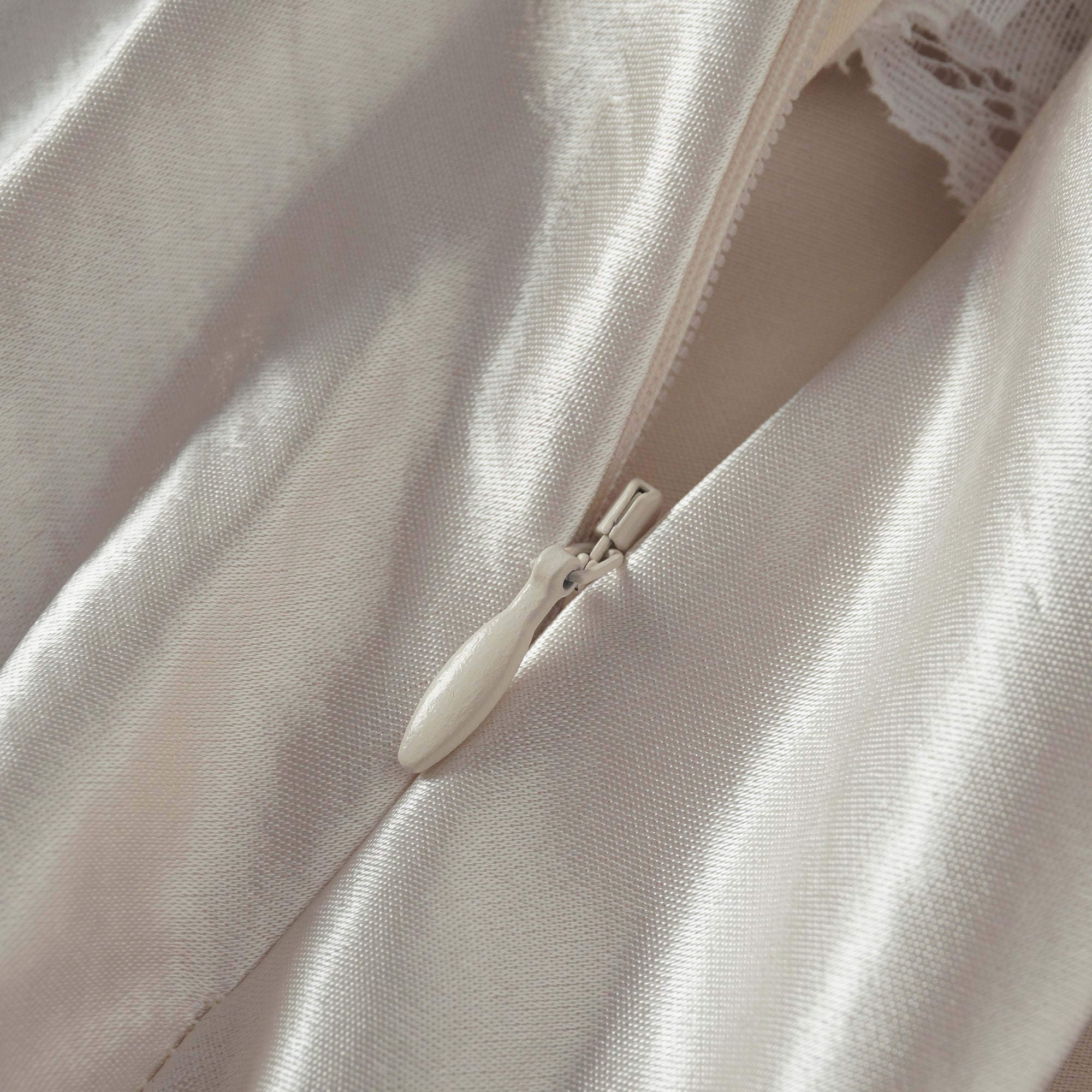 Eeva White Floral Lace Panel Maxi Skirt