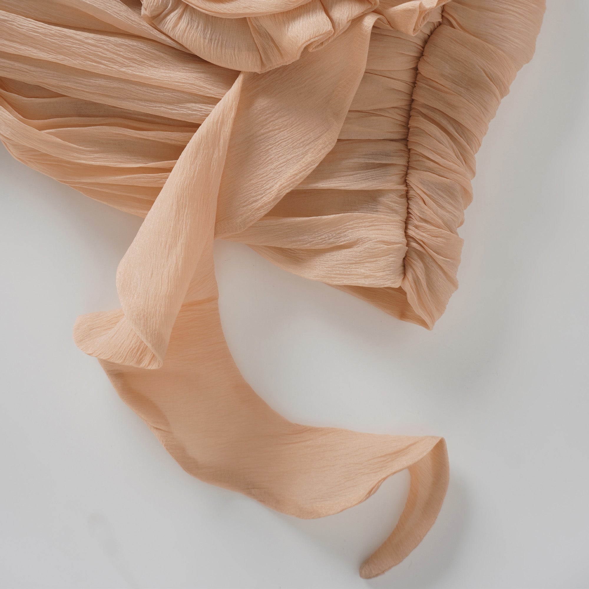 Téa cinched-waist floral-appliqué panelled mini dress