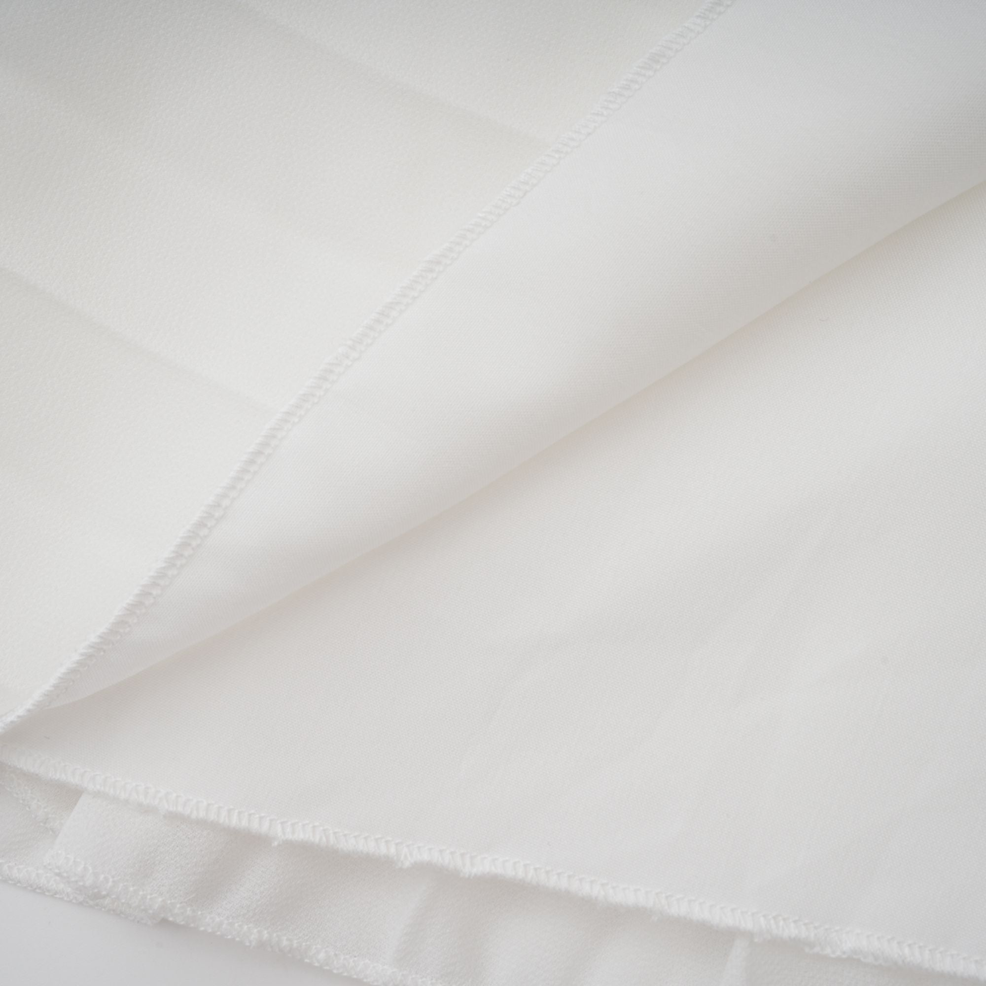 Doux White Ruffled Trim Pleated Midi Dress (Final Sale-US Only)