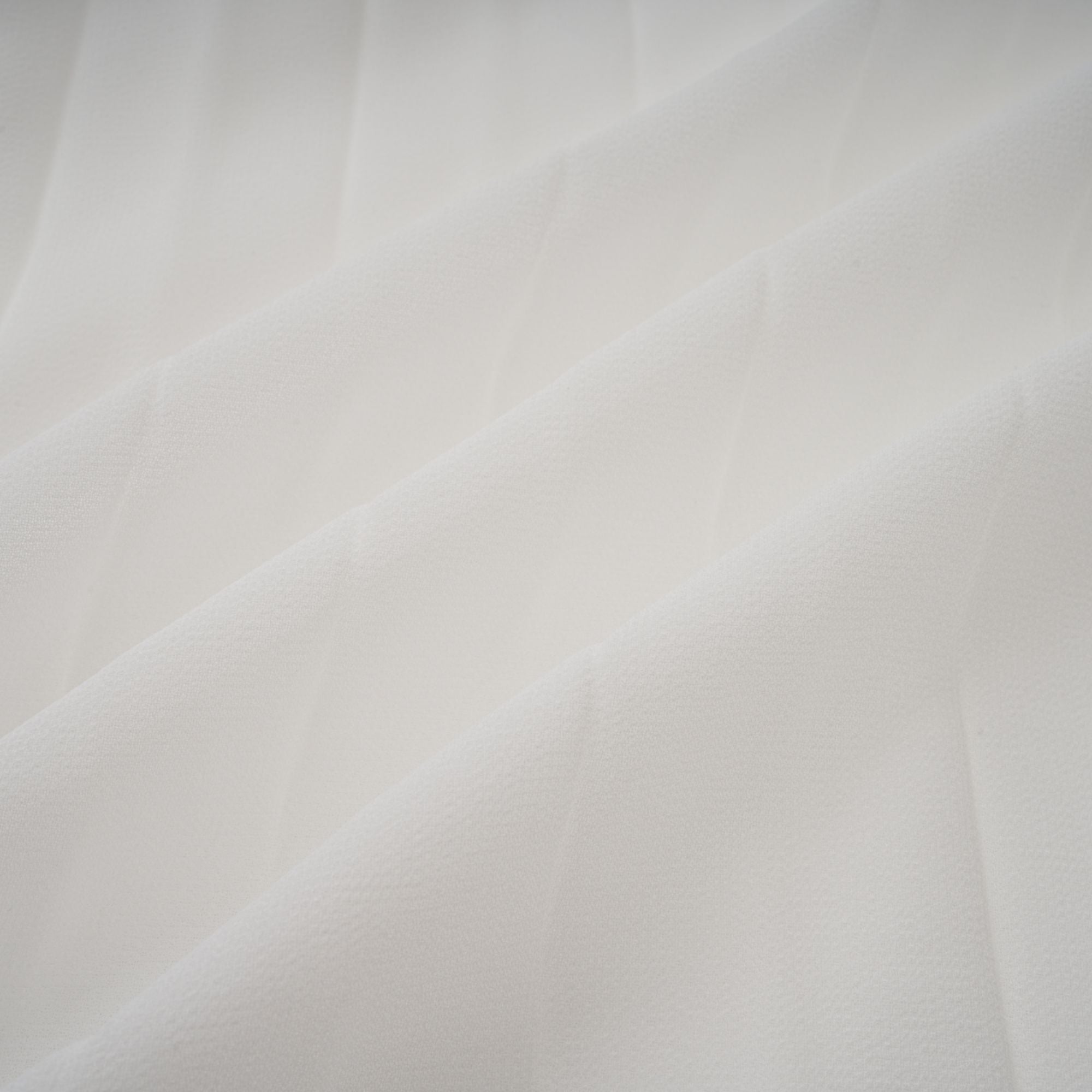 Doux White Ruffled Trim Pleated Midi Dress (Final Sale-US Only)