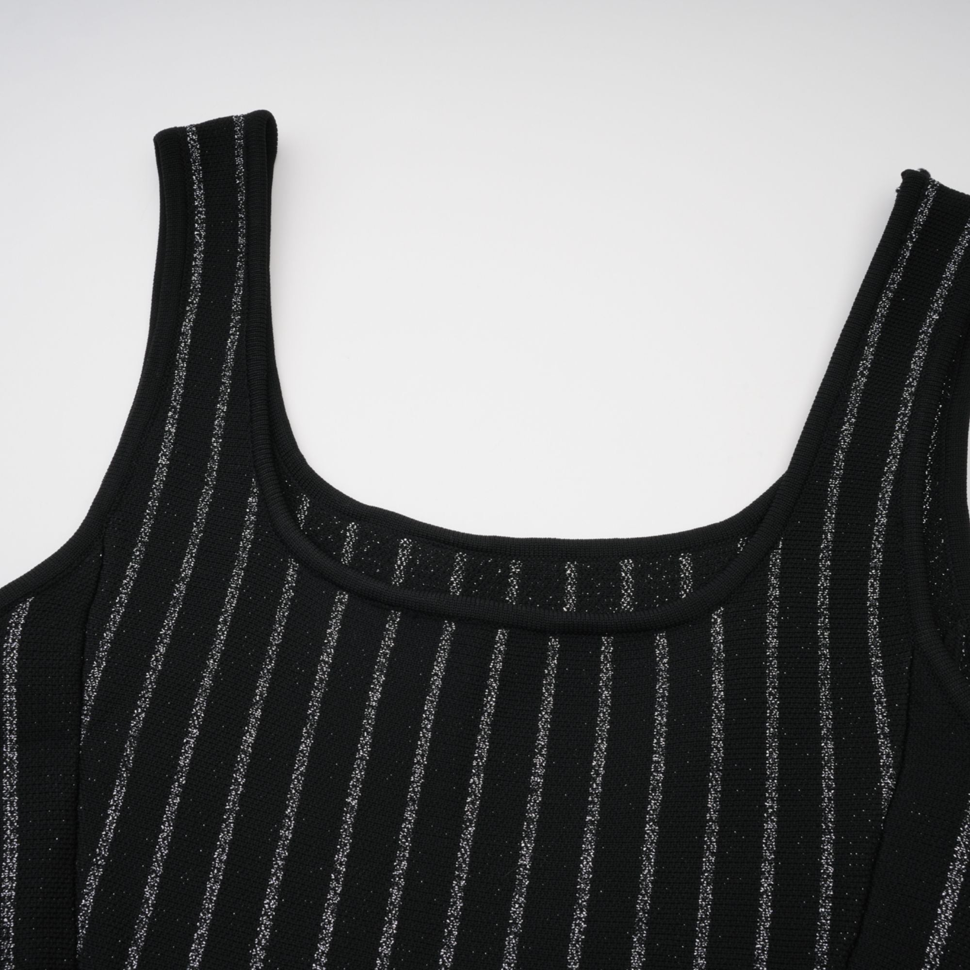 Anouk black glittered flared mini dress (Final Sale-US Only)