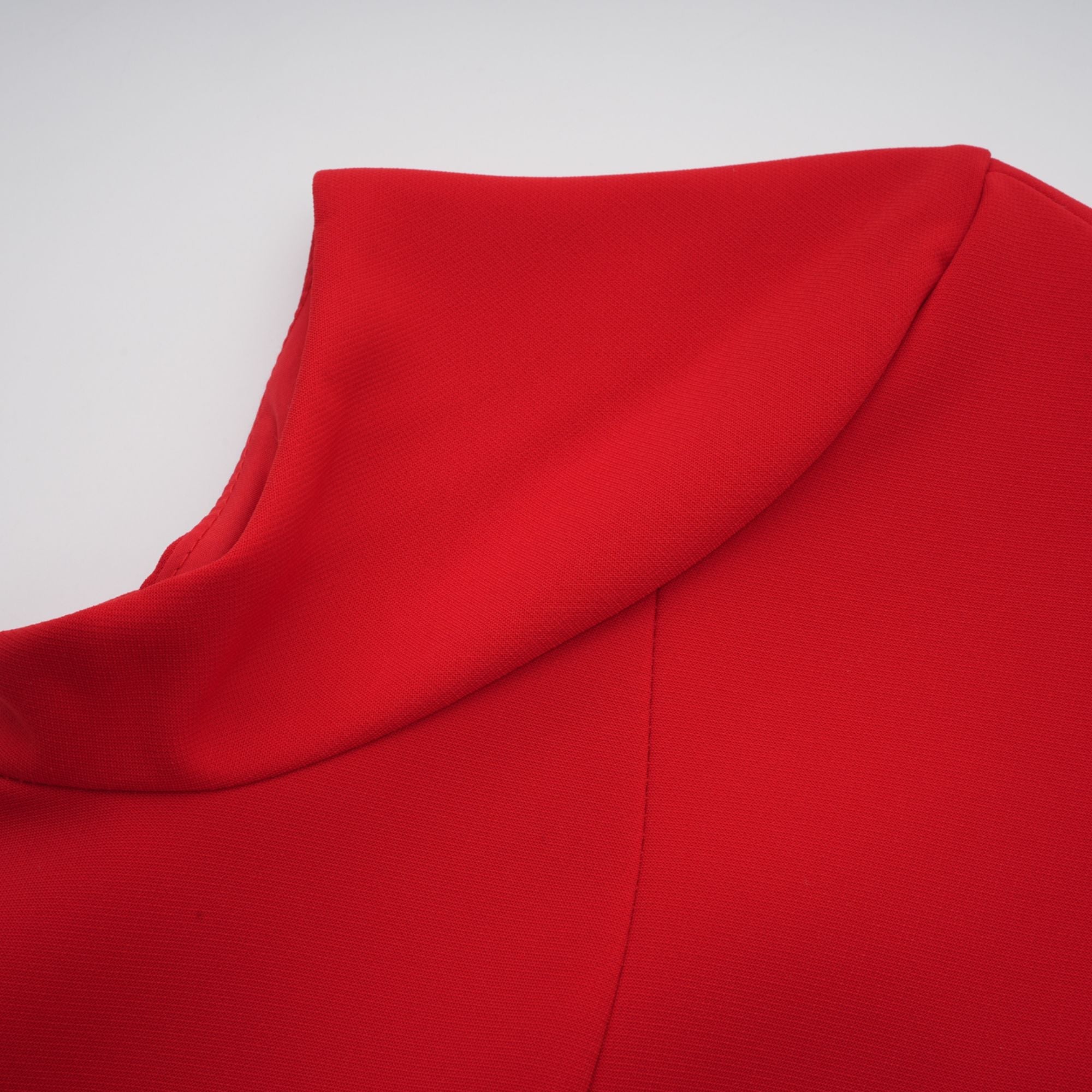 Esther red cap-sleeve mini dress - Red
