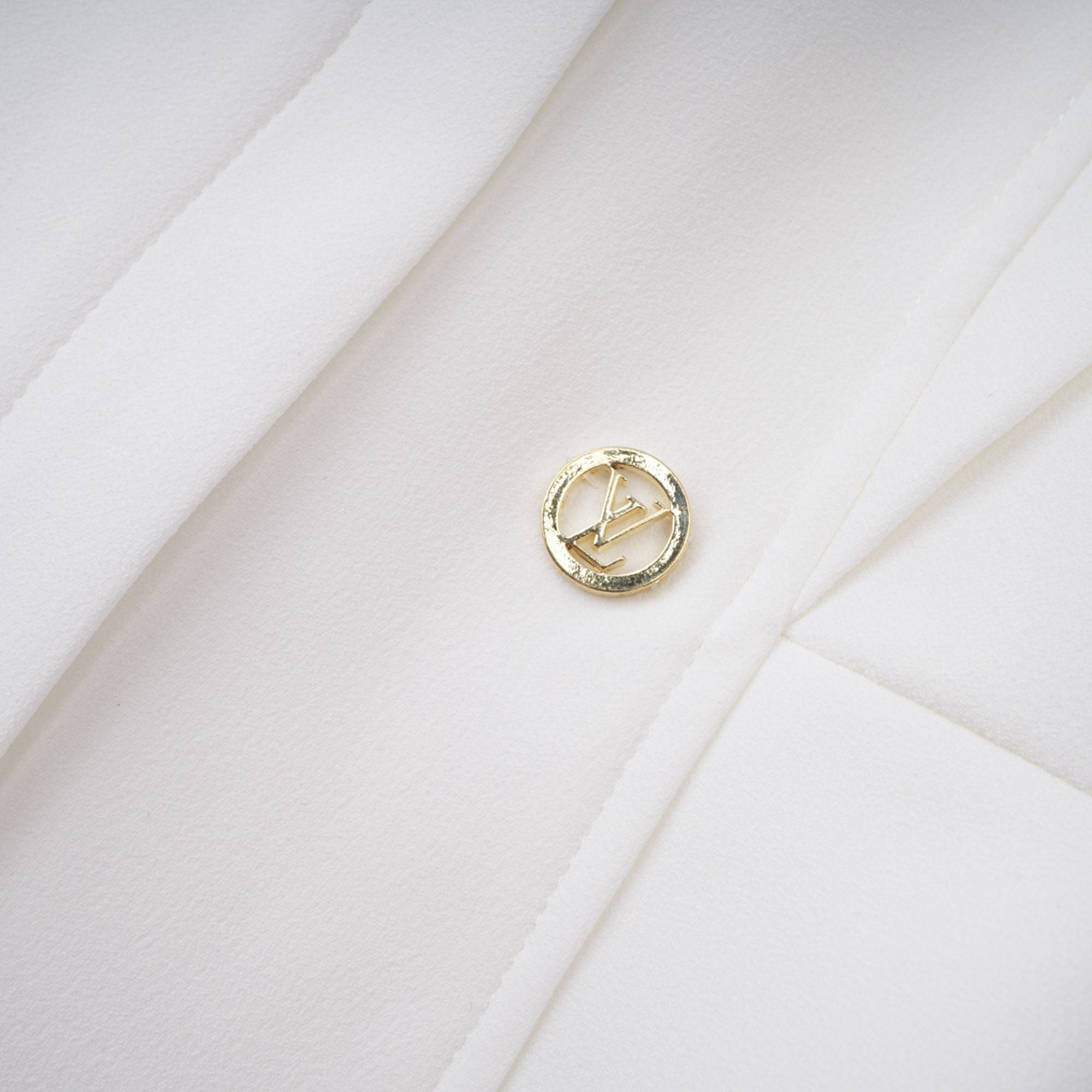Gwenaëlle White Peplum Waist Blouse